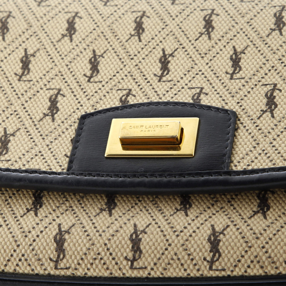 Flap Satchel Monogram All Over Canvas and Leather Medium