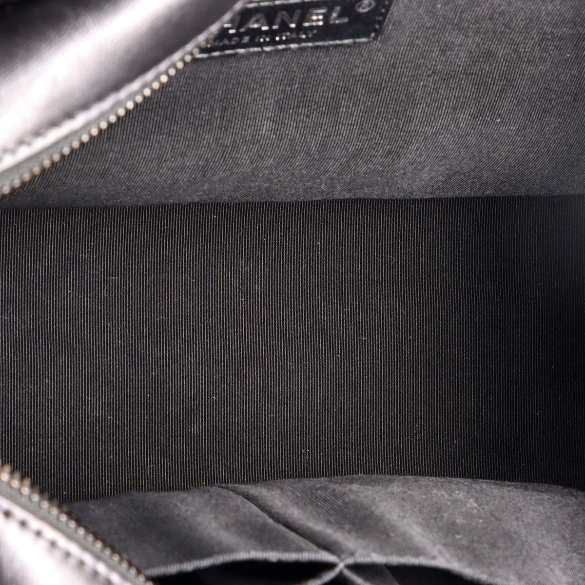 So Black Gabrielle Hobo Chevron Aged Calfskin Medium