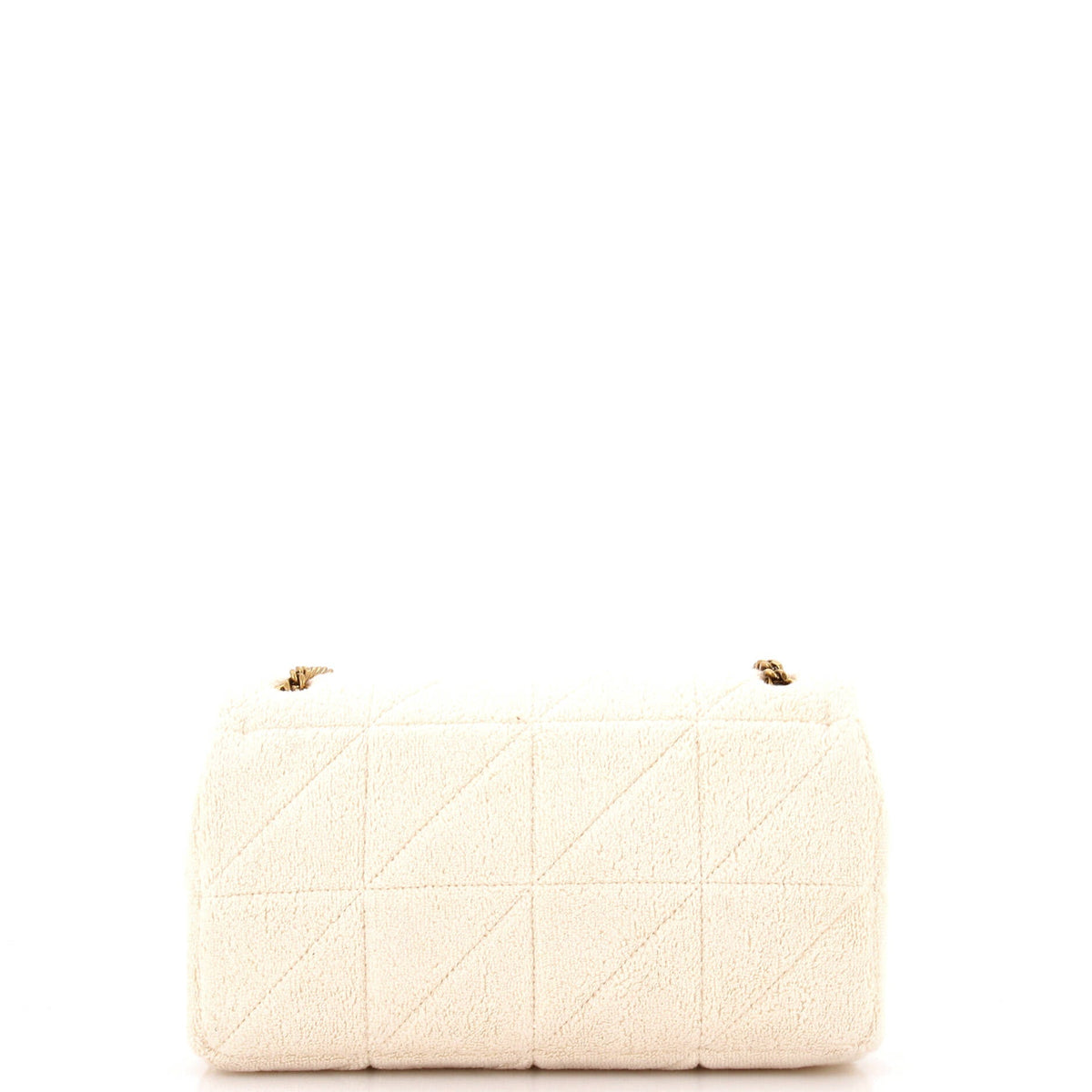 Jamie Baguette Shoulder Bag Quilted Terry Cloth Medium