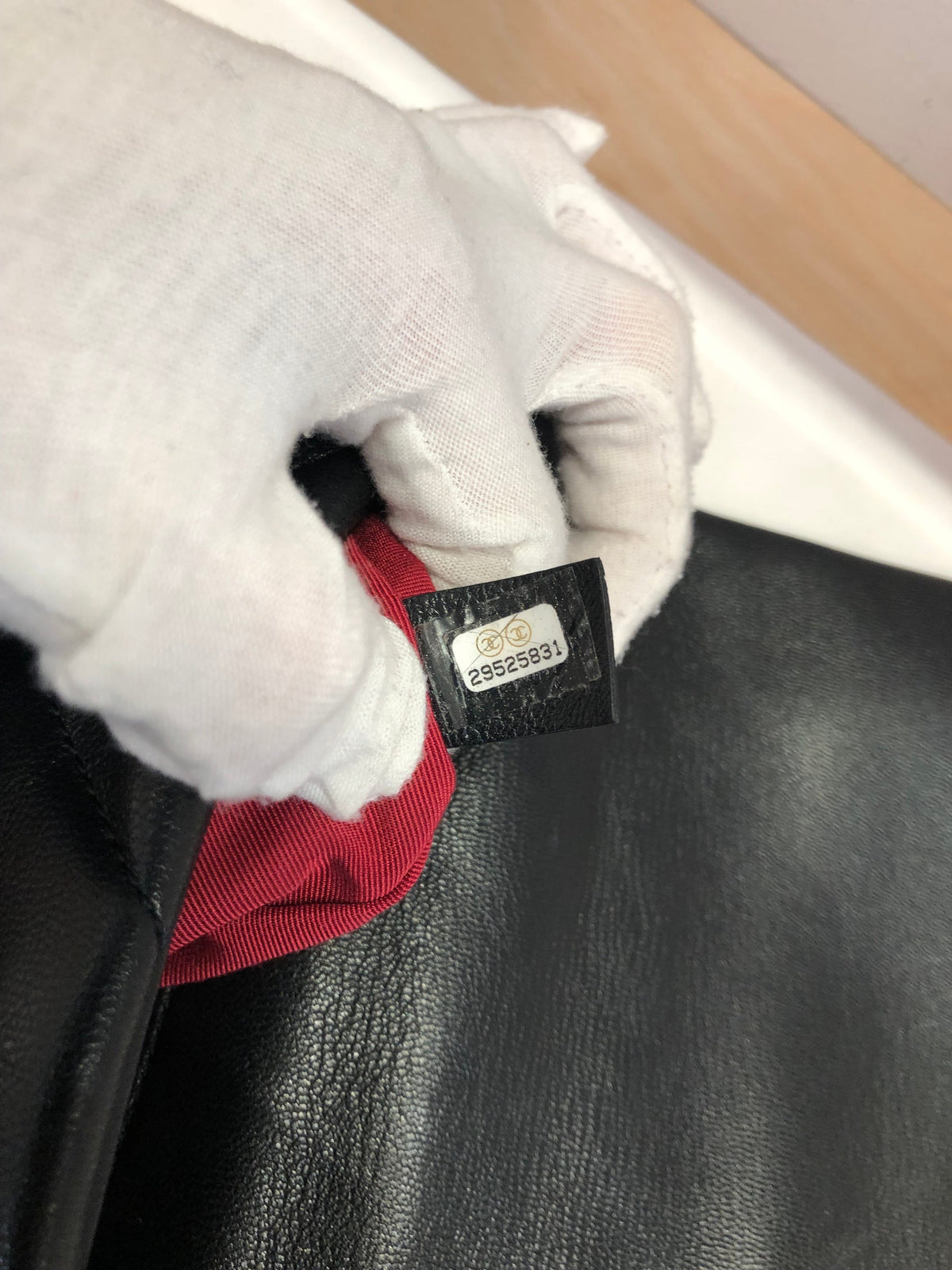19 Flap Bag Quilted Shiny Crumpled Calfskin Medium