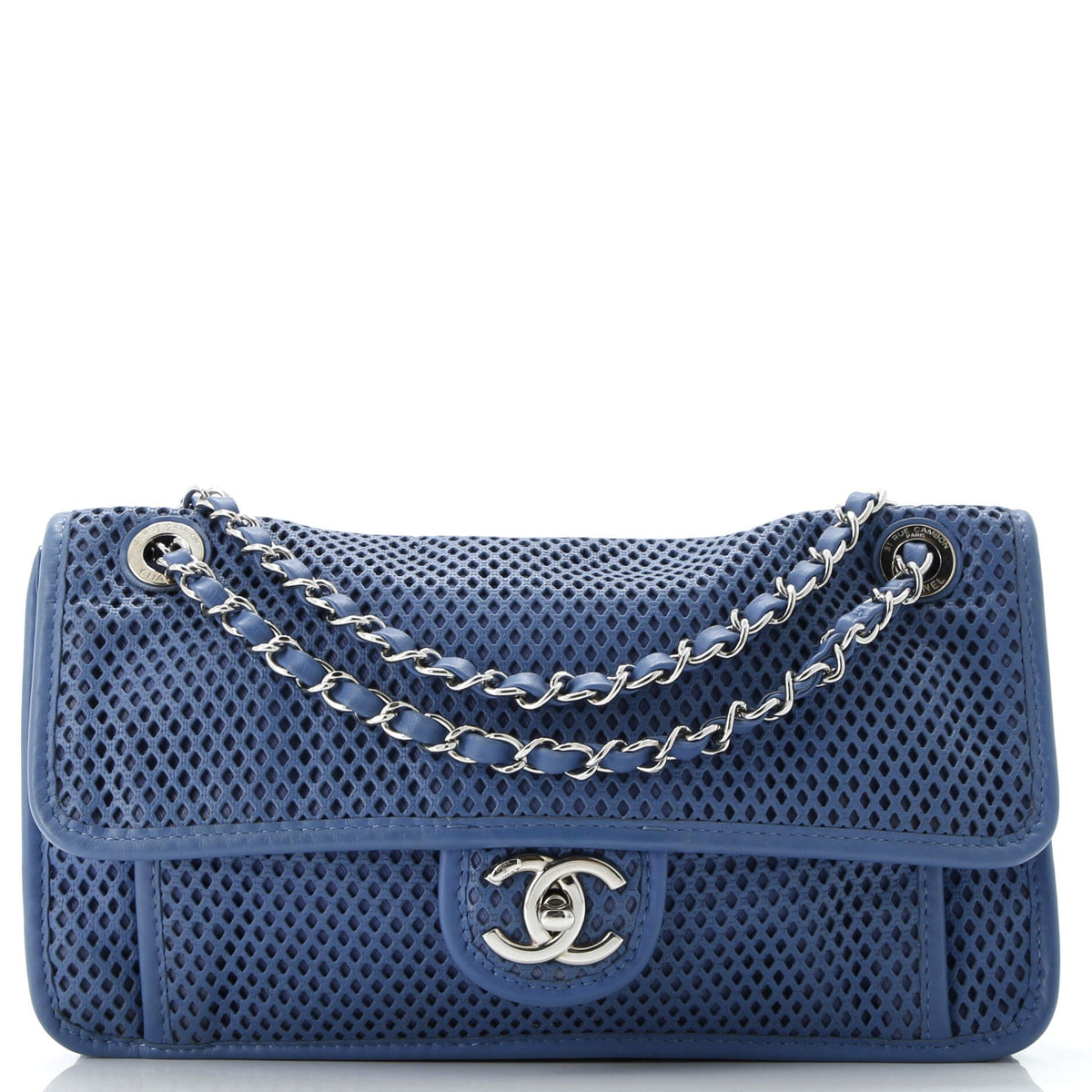 Up In The Air Flap Bag Perforated Leather Medium
