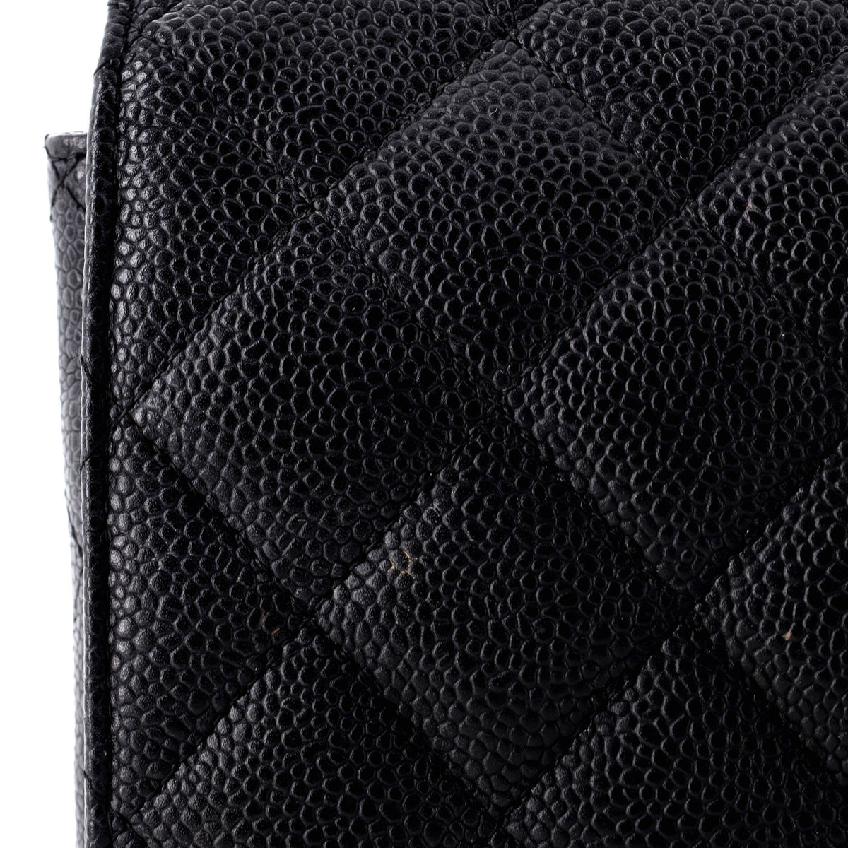 Classic Double Flap Bag Quilted Caviar Maxi