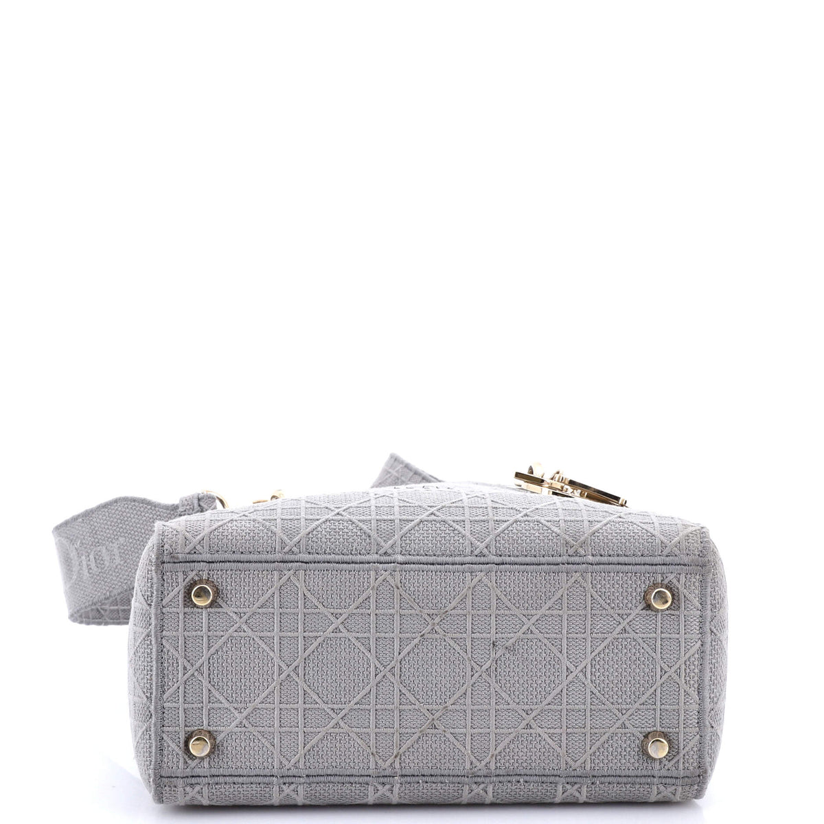 Lady D-Lite Bag Cannage Embroidered Canvas Medium
