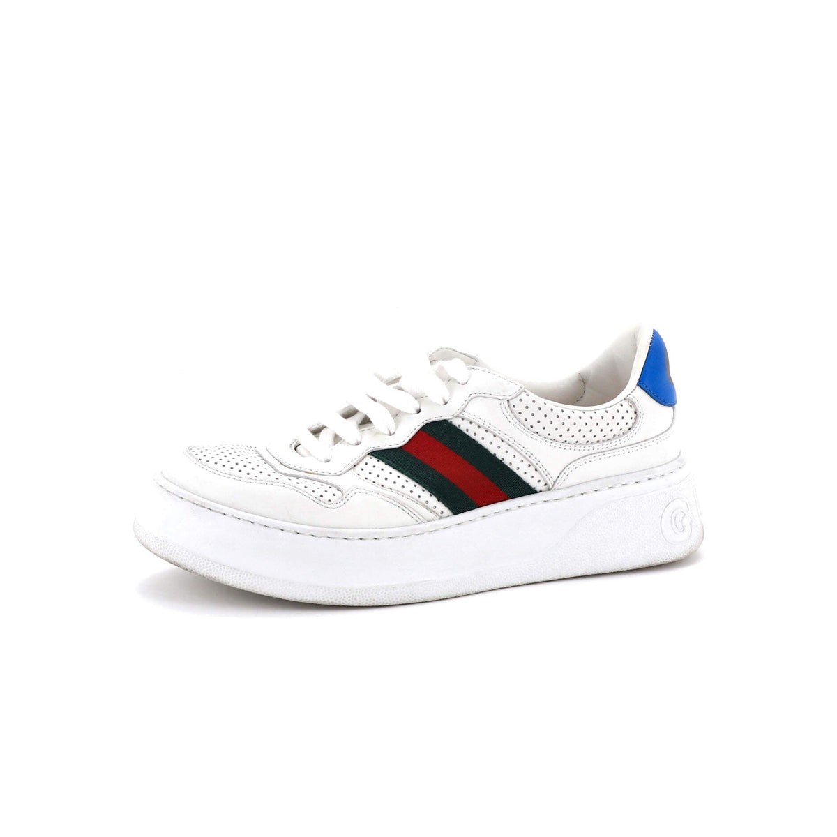 Chunky B Web Sneakers Perforated Leather