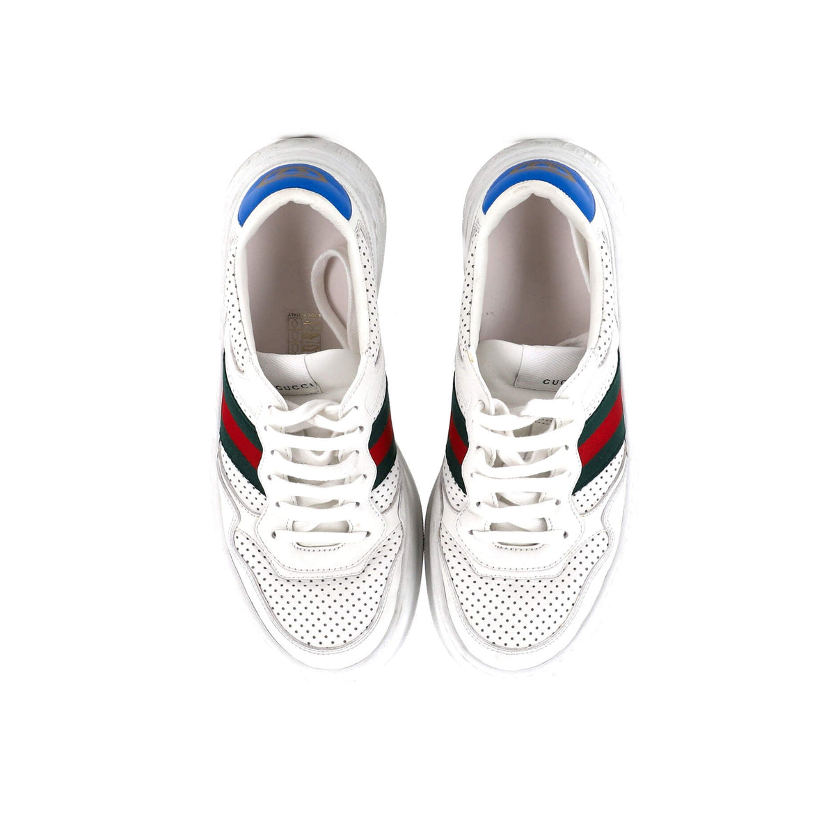 Chunky B Web Sneakers Perforated Leather