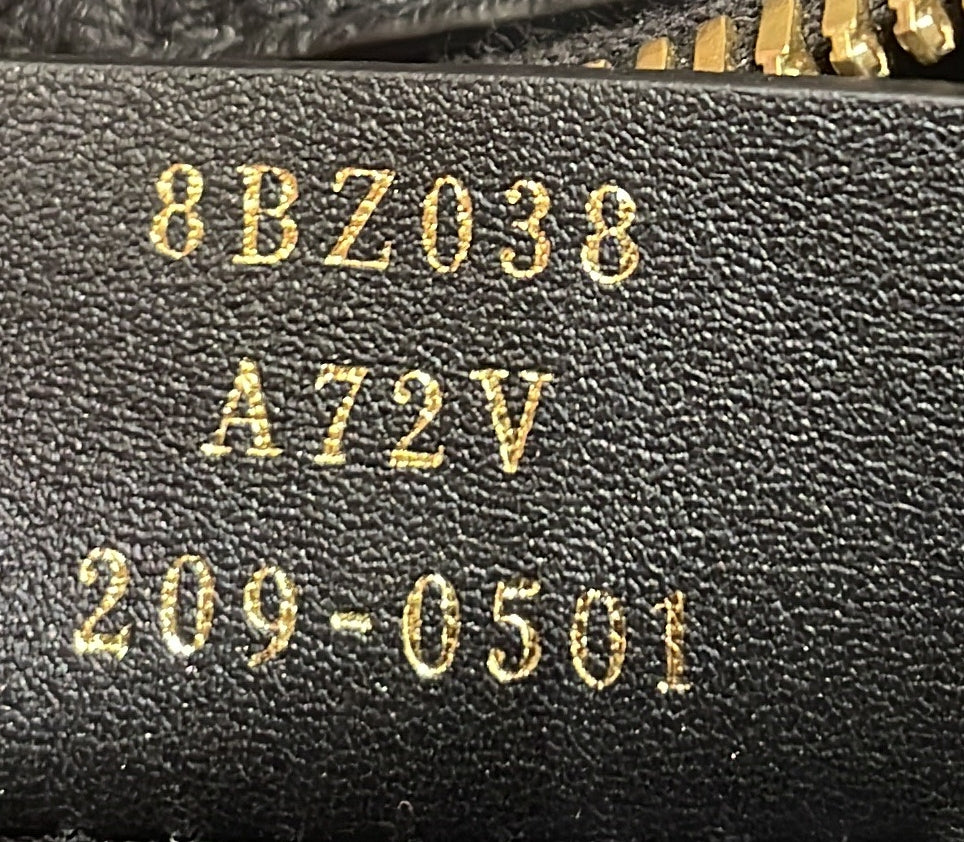 By The Way Backpack Zucca Embossed Leather Mini