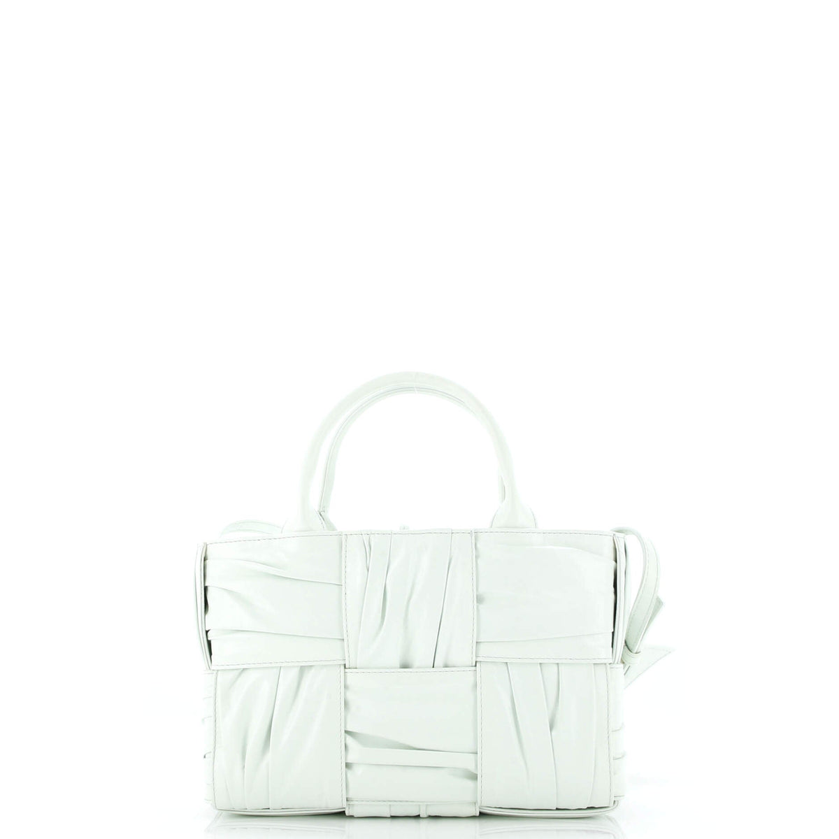 Arco Tote Maxi Intrecciato Plisse Leather Mini