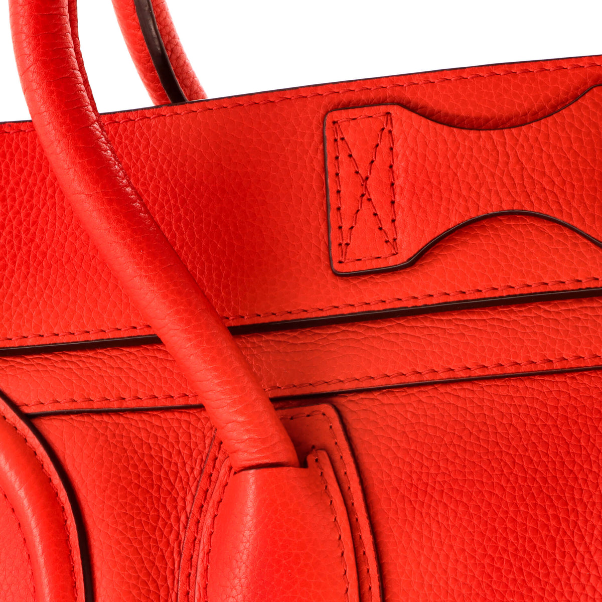 Luggage Bag Grainy Leather Mini