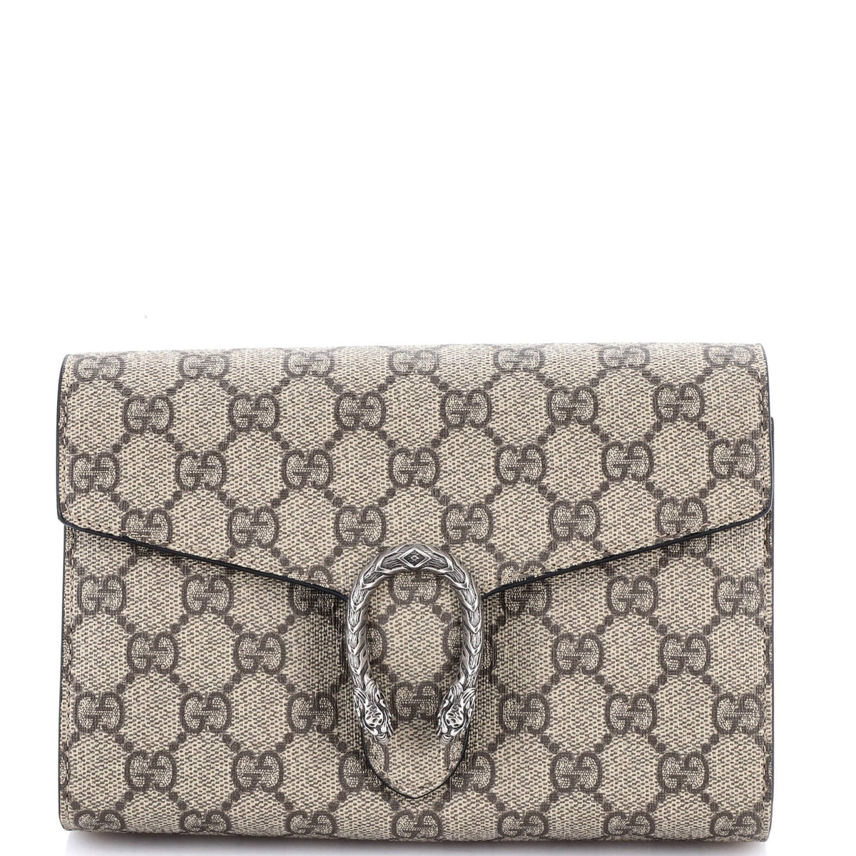 Dionysus Chain Wallet GG Coated Canvas Small