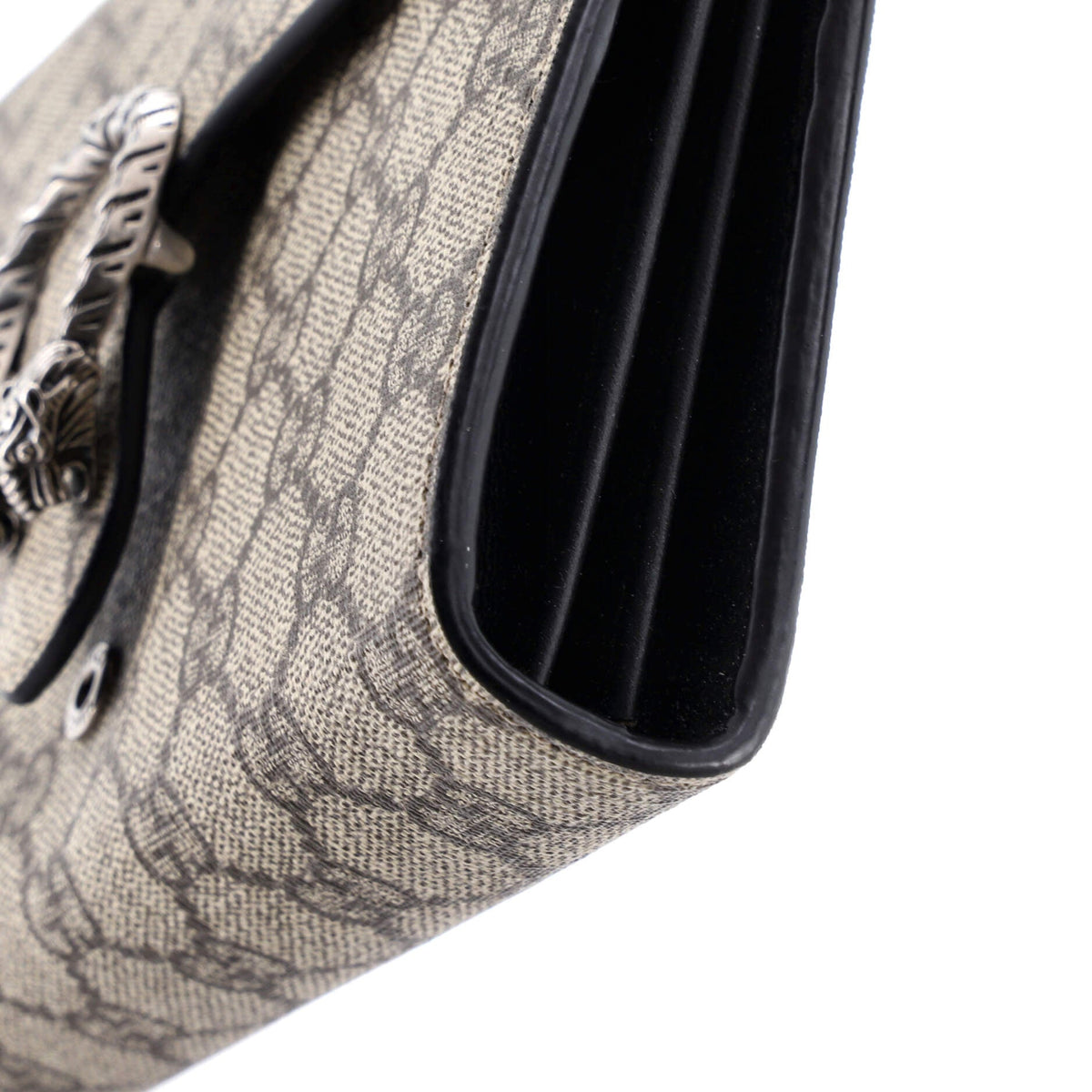 Dionysus Chain Wallet GG Coated Canvas Small