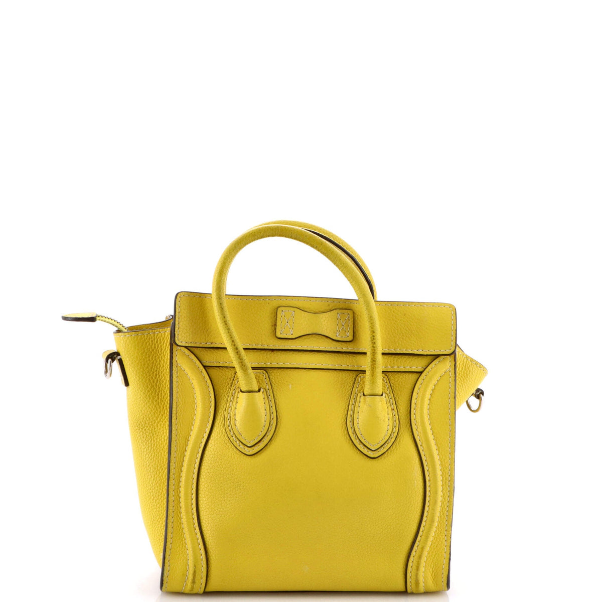 Luggage Bag Grainy Leather Nano