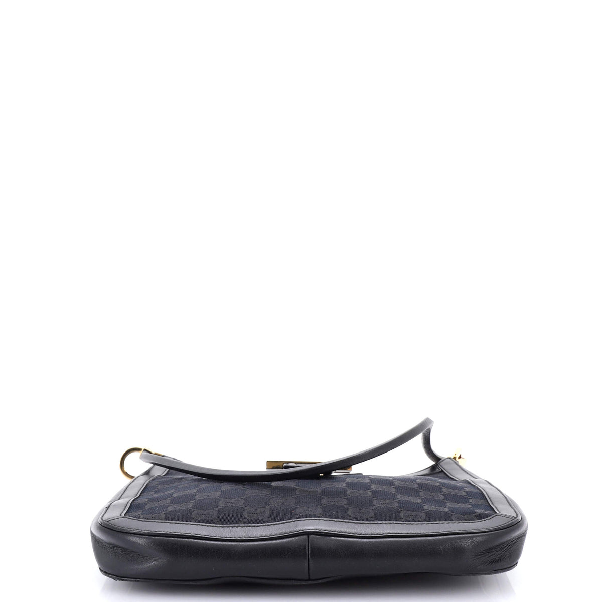 Vintage G Hobo GG Canvas and Leather