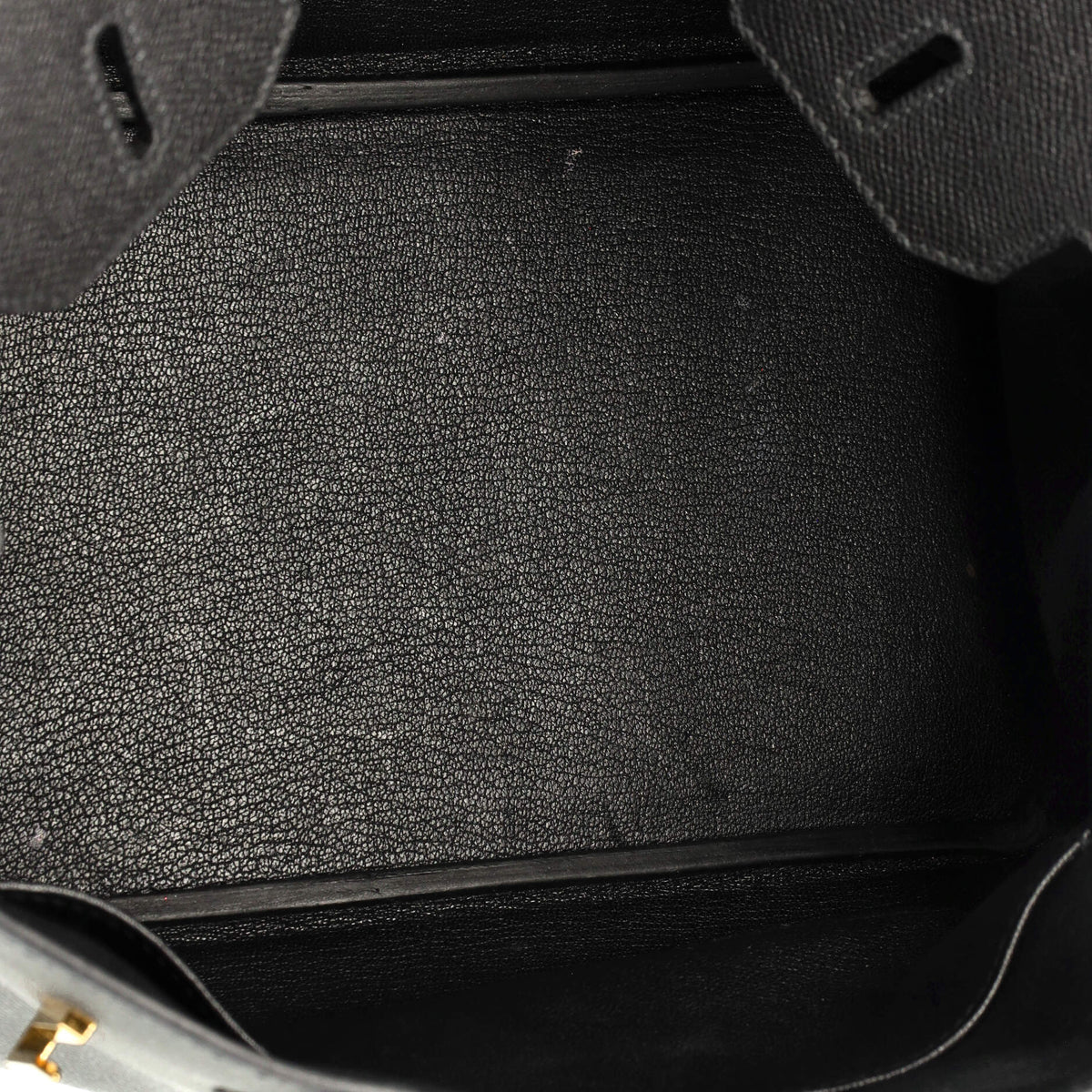 Birkin Handbag Noir Epsom with Gold Hardware 30