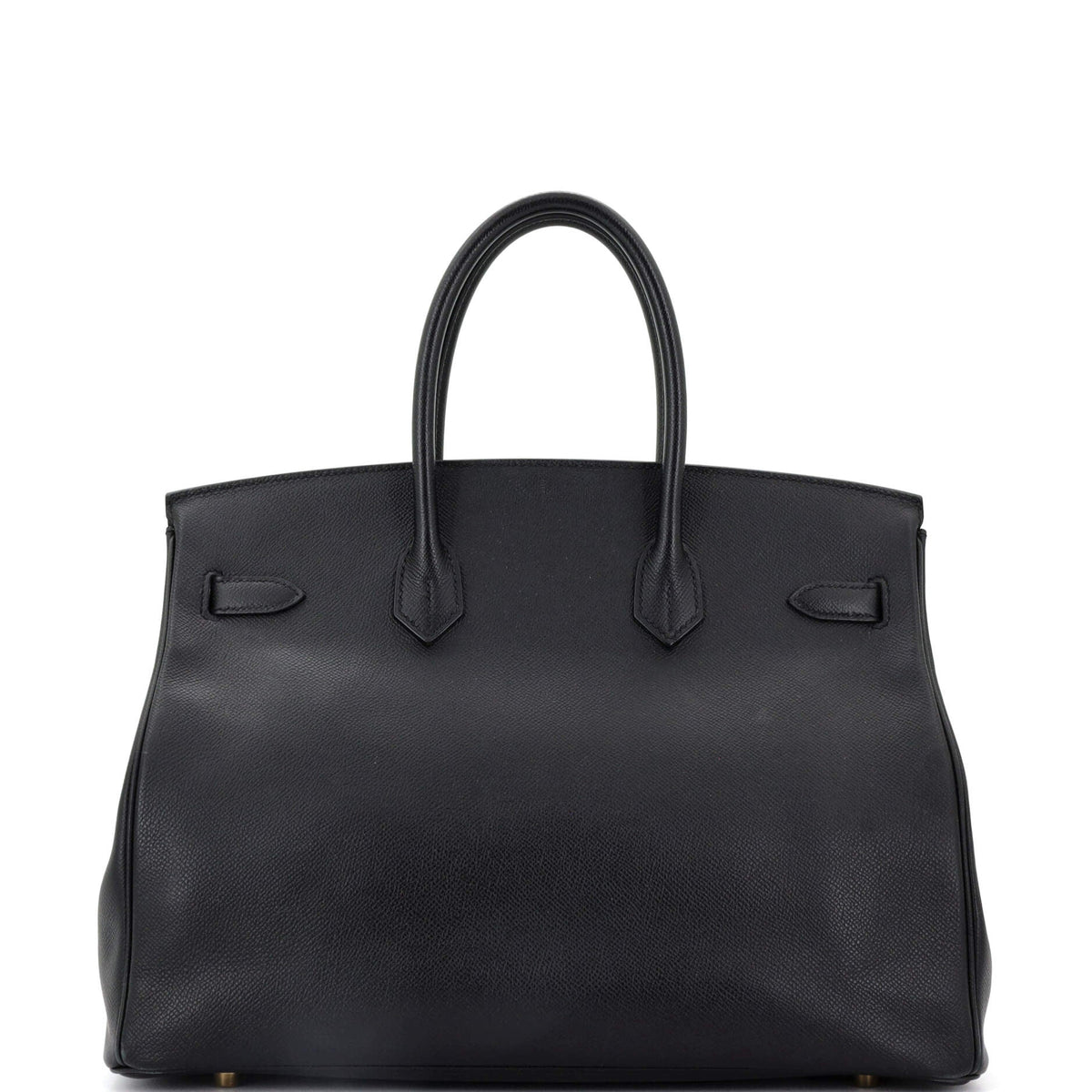 Birkin Handbag Noir Epsom with Gold Hardware 35