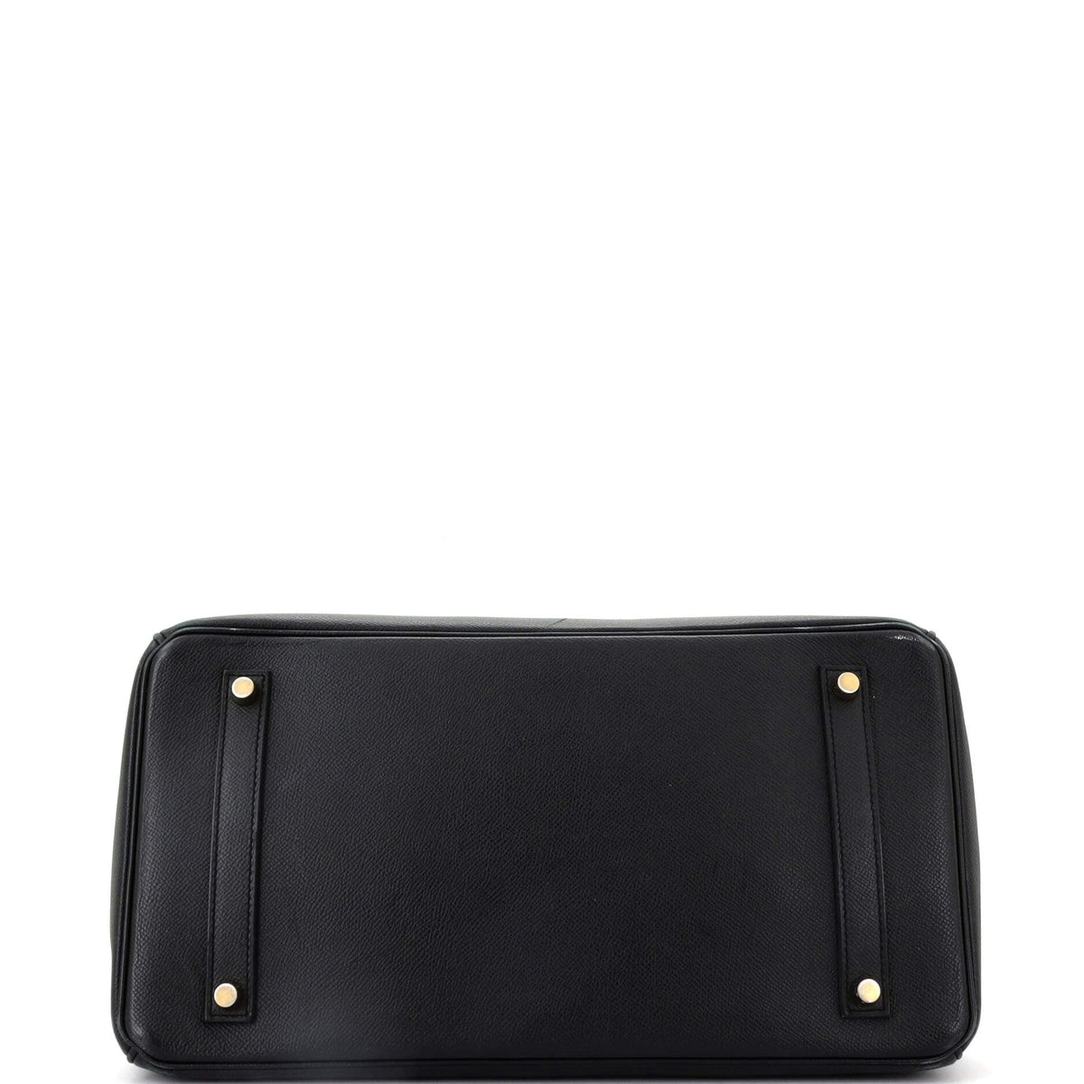 Birkin Handbag Noir Epsom with Gold Hardware 35