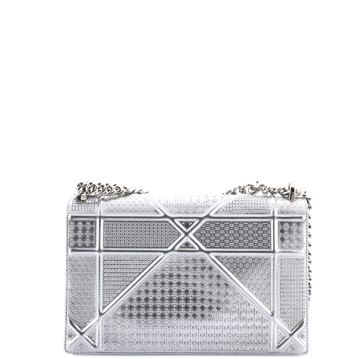 Diorama Flap Bag Cannage Embossed Calfskin Medium