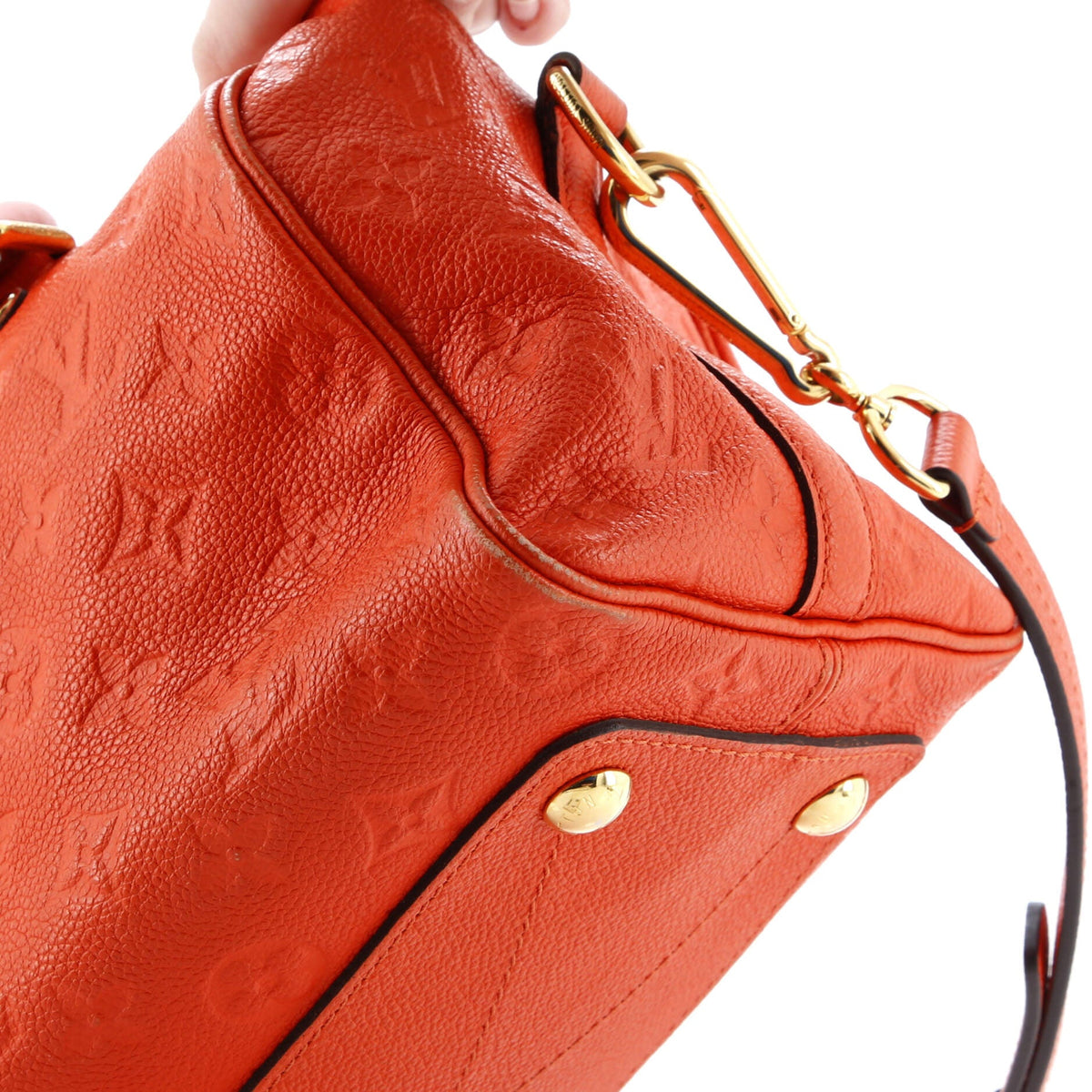 Speedy Bandouliere Bag Monogram Empreinte Leather 25