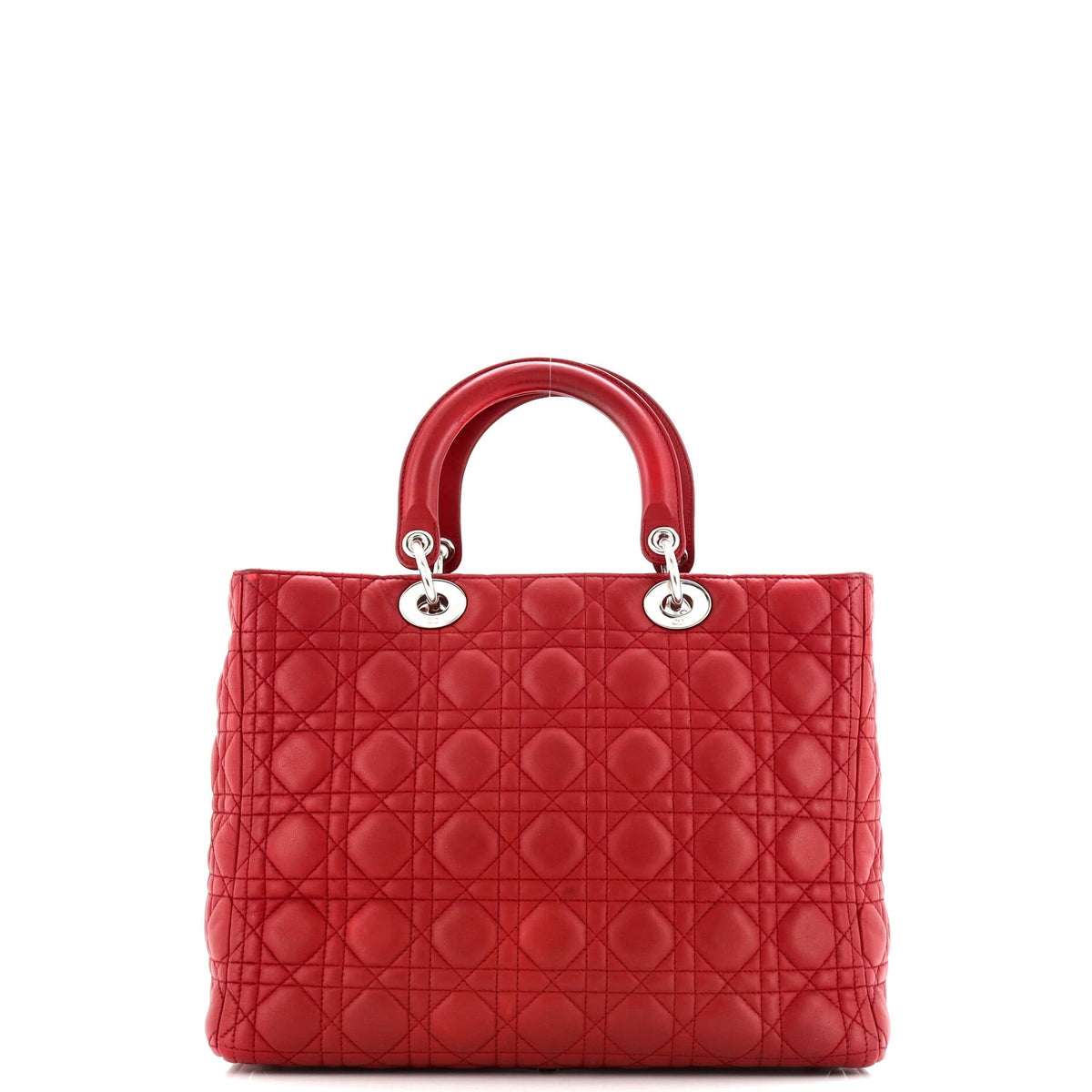 Lady Dior Bag Cannage Quilt Lambskin Large