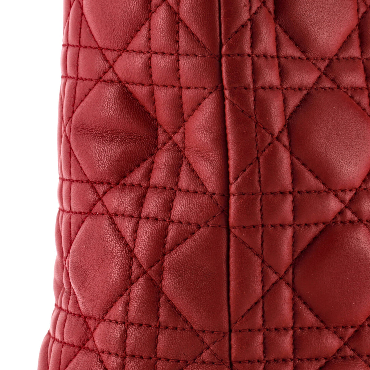 Lady Dior Bag Cannage Quilt Lambskin Large