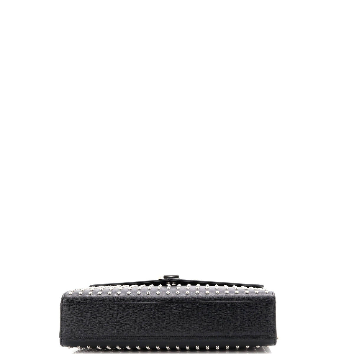 Classic Monogram Envelope Satchel Studded Leather Large