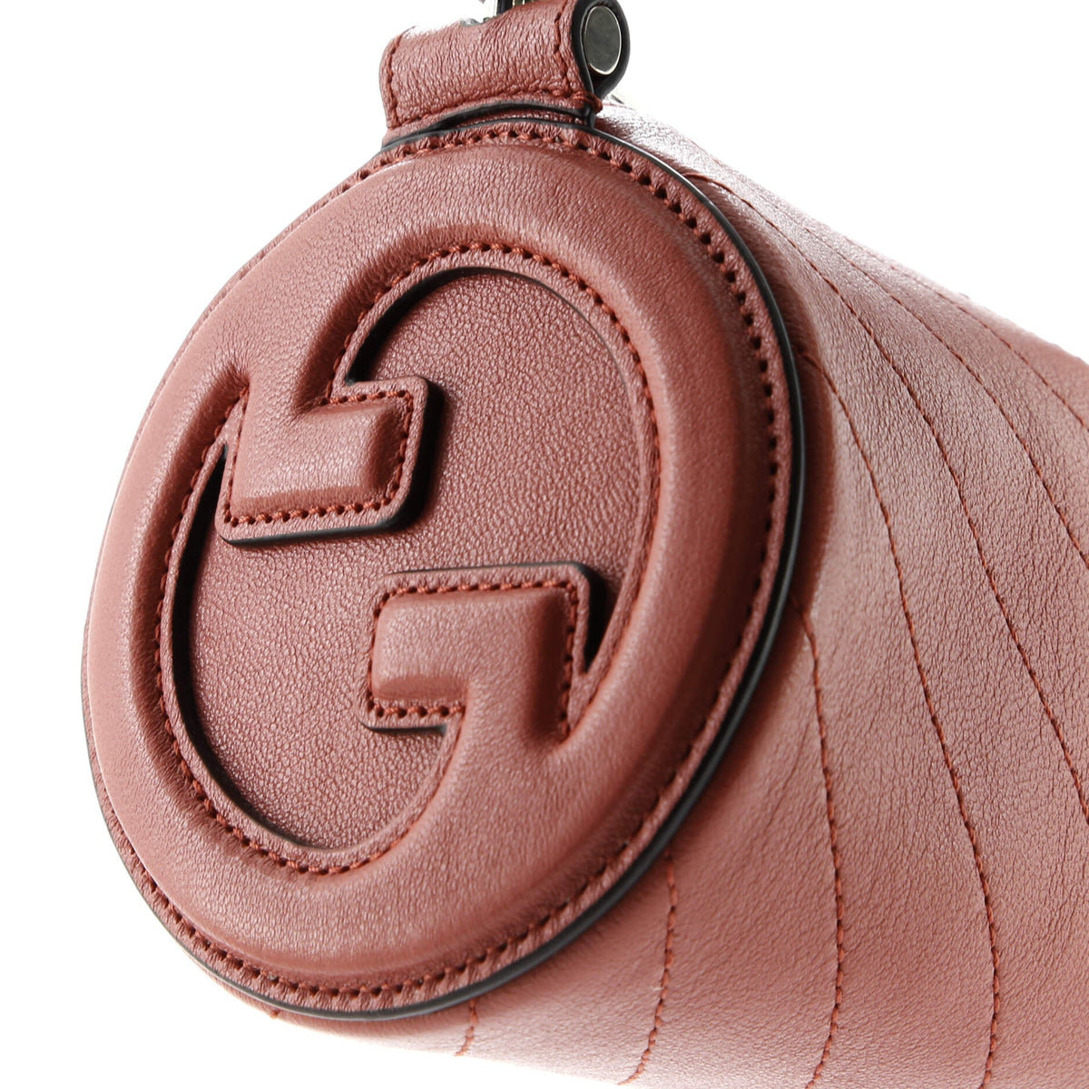 Blondie Shoulder Bag Diagonal Quilted Leather Mini