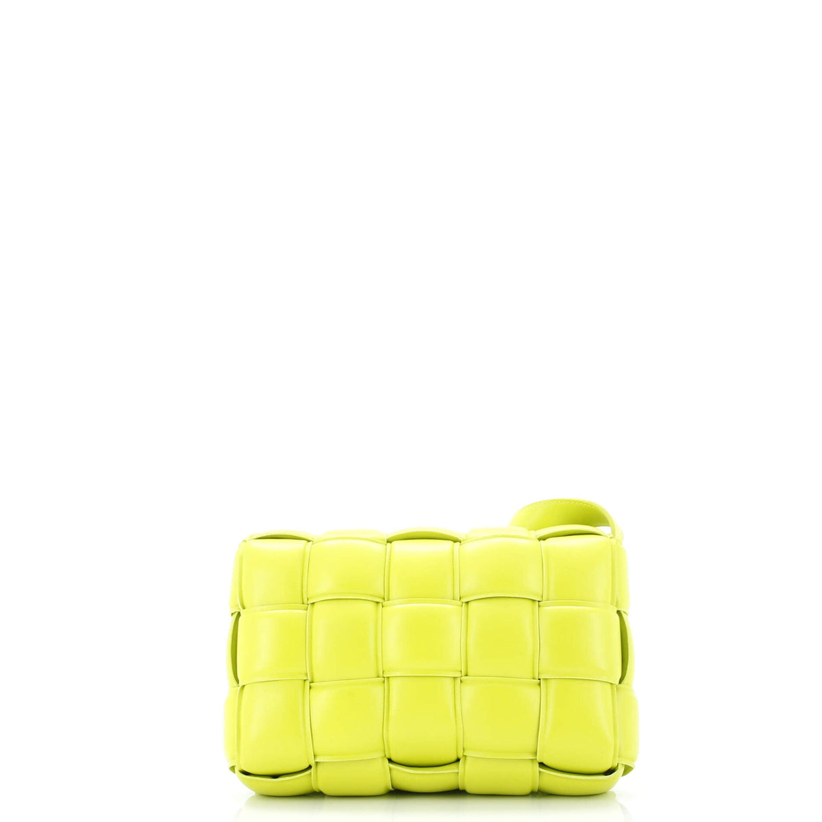 Cassette Crossbody Bag Padded Maxi Intrecciato Leather
