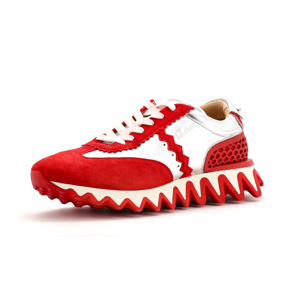 Loubishark Sneakers Leather and Suede