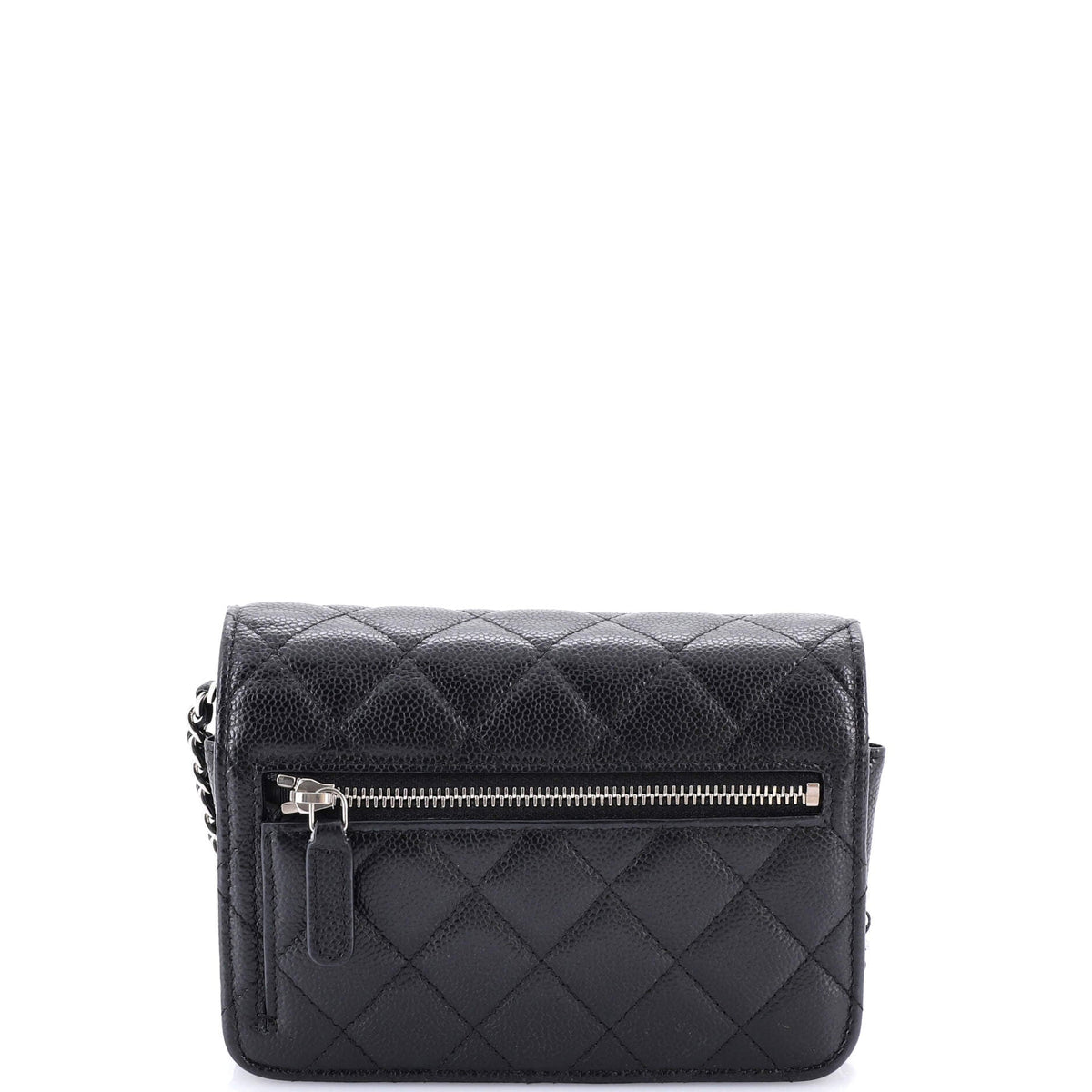 Wallet on Chain Quilted Caviar Mini