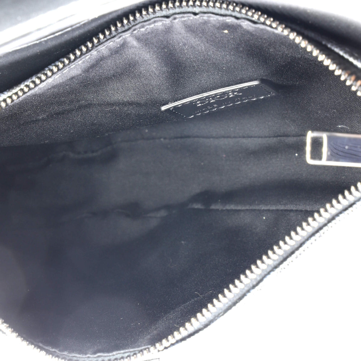 Saddle Crossbody Bag CD Diamond Coated Canvas and Leather