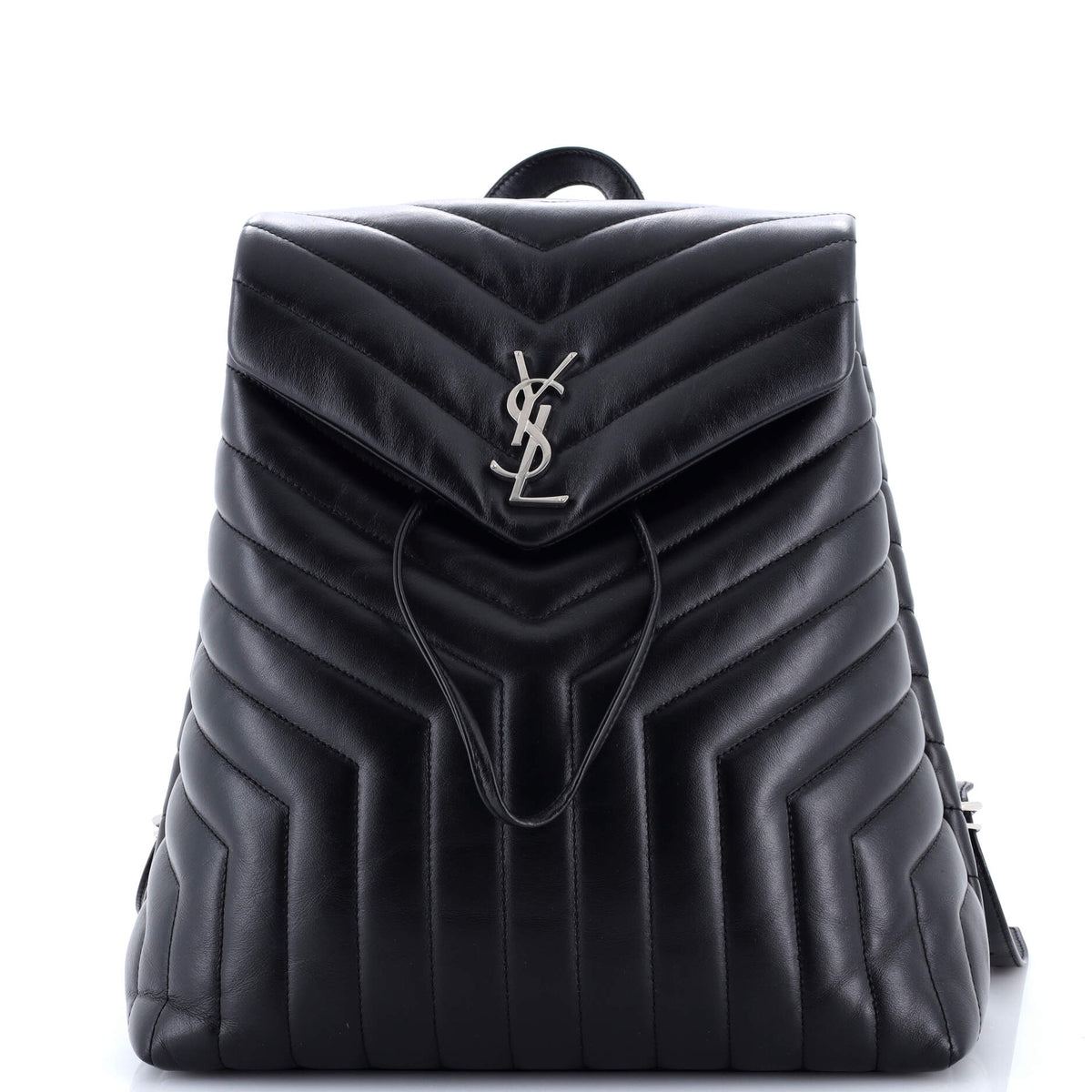 LouLou Backpack Matelasse Chevron Leather Medium