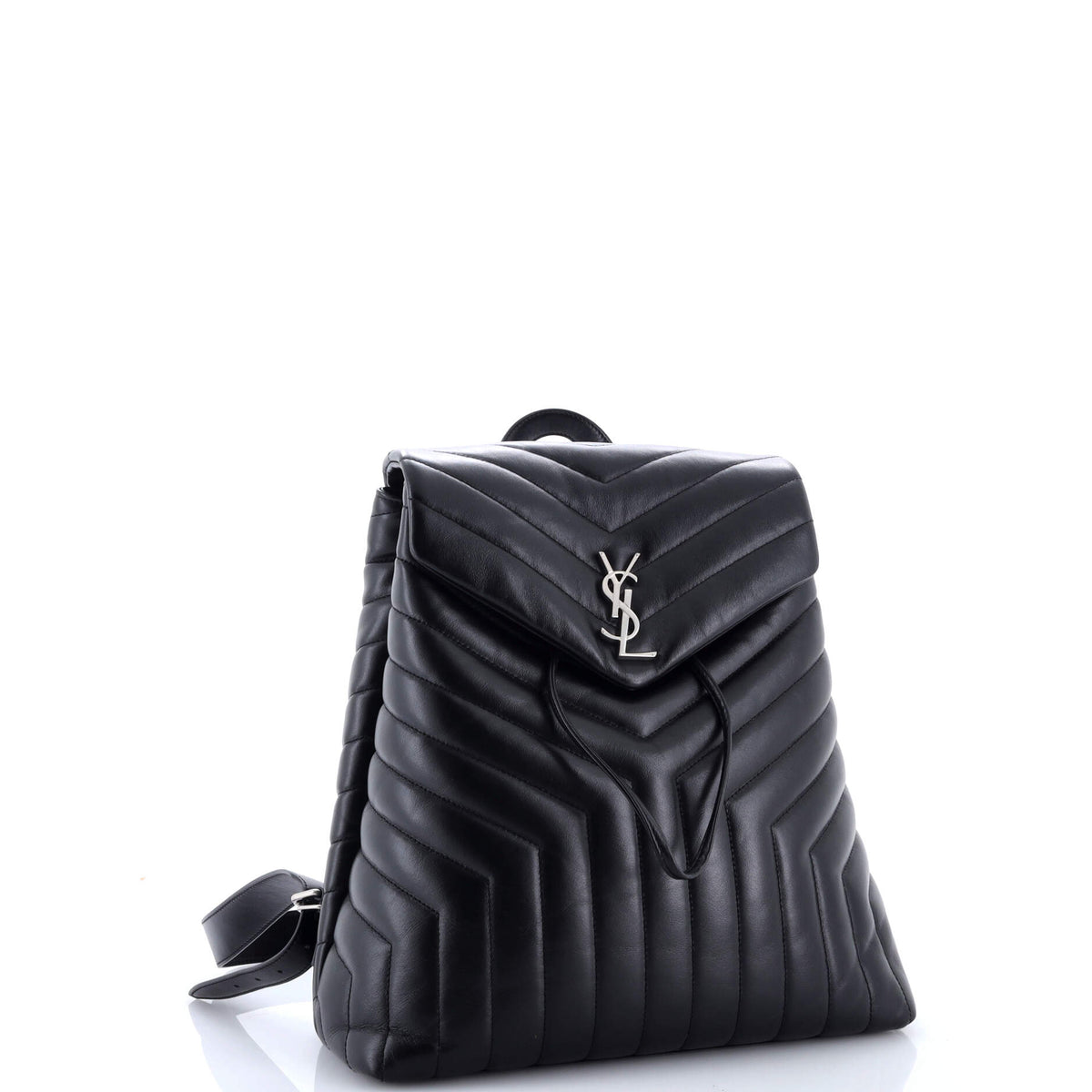 LouLou Backpack Matelasse Chevron Leather Medium