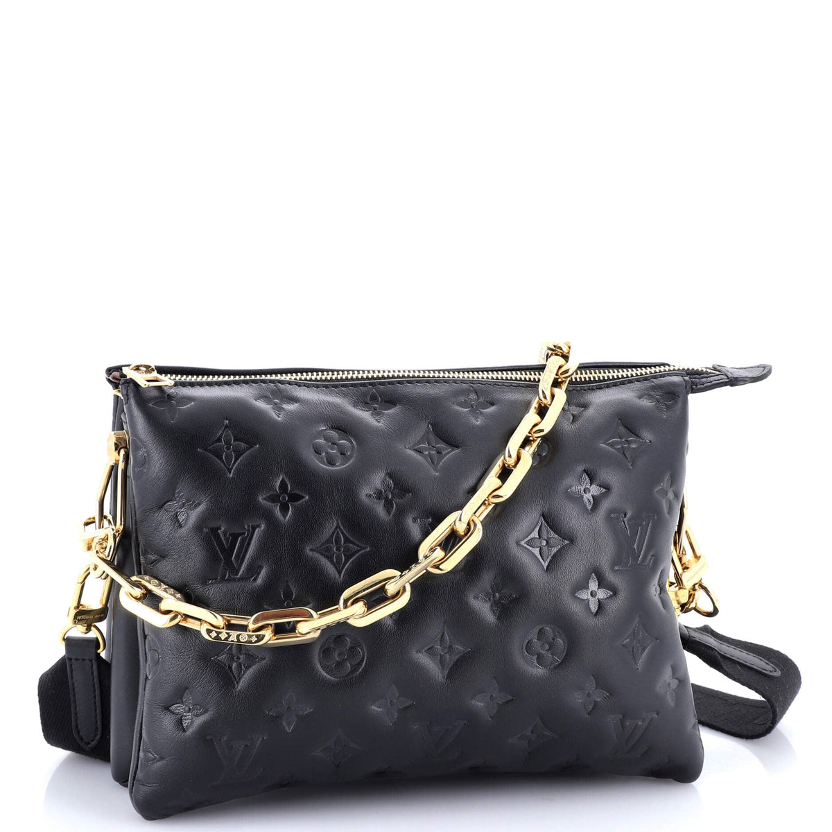Coussin Bag Monogram Embossed Lambskin PM