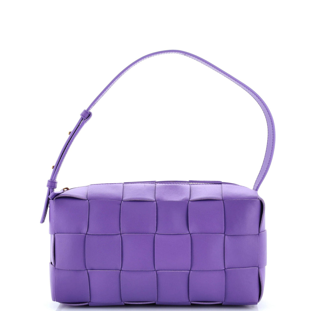 Brick Cassette Shoulder Bag Maxi Intrecciato Leather