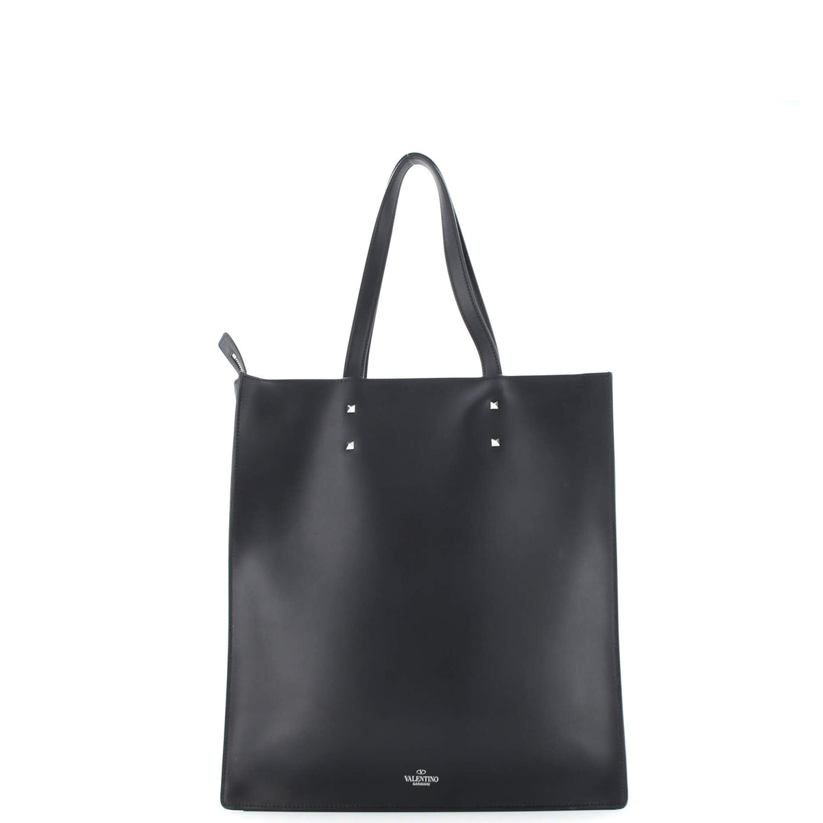VLTN Rockstud Shopping Tote Printed Leather Tall