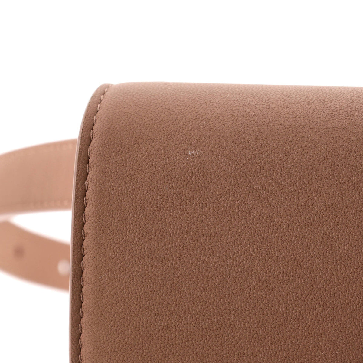 Ultra Matte Saddle Rectangular Belt Bag Leather