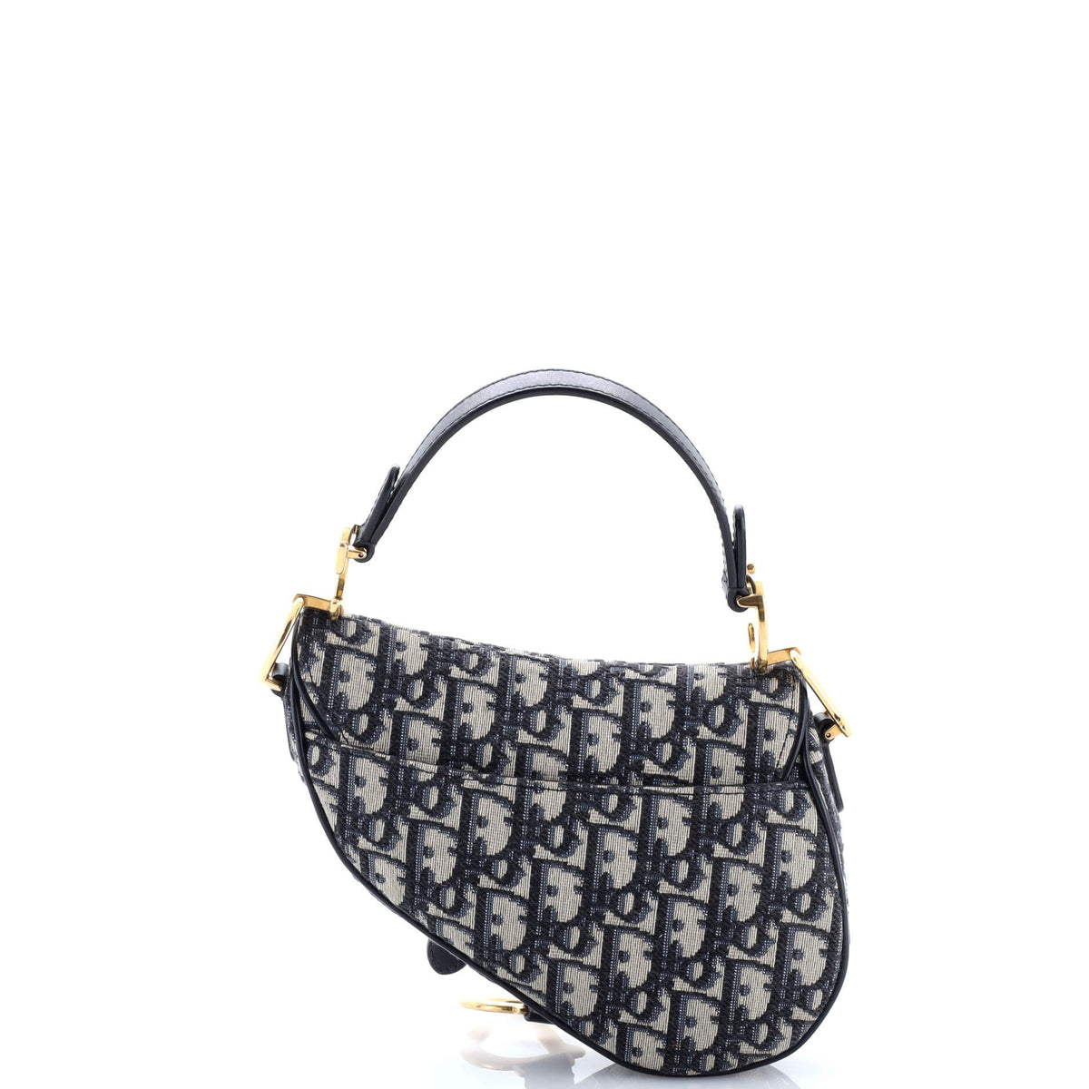 Saddle Handbag Oblique Canvas Mini