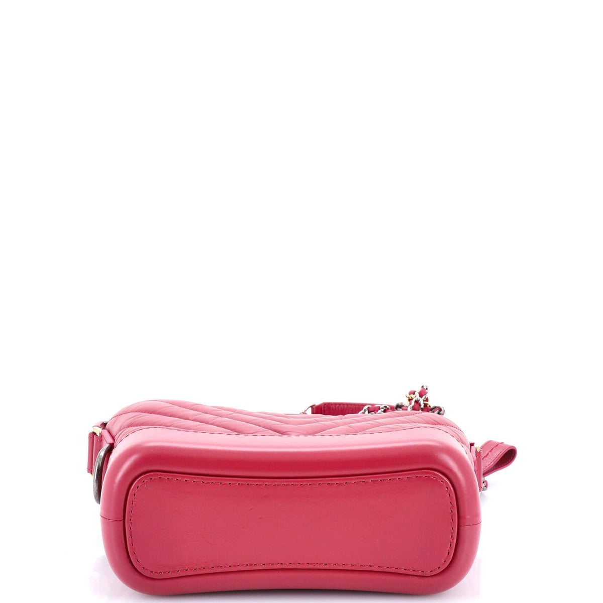 Gabrielle Hobo Chevron Aged Calfskin Small