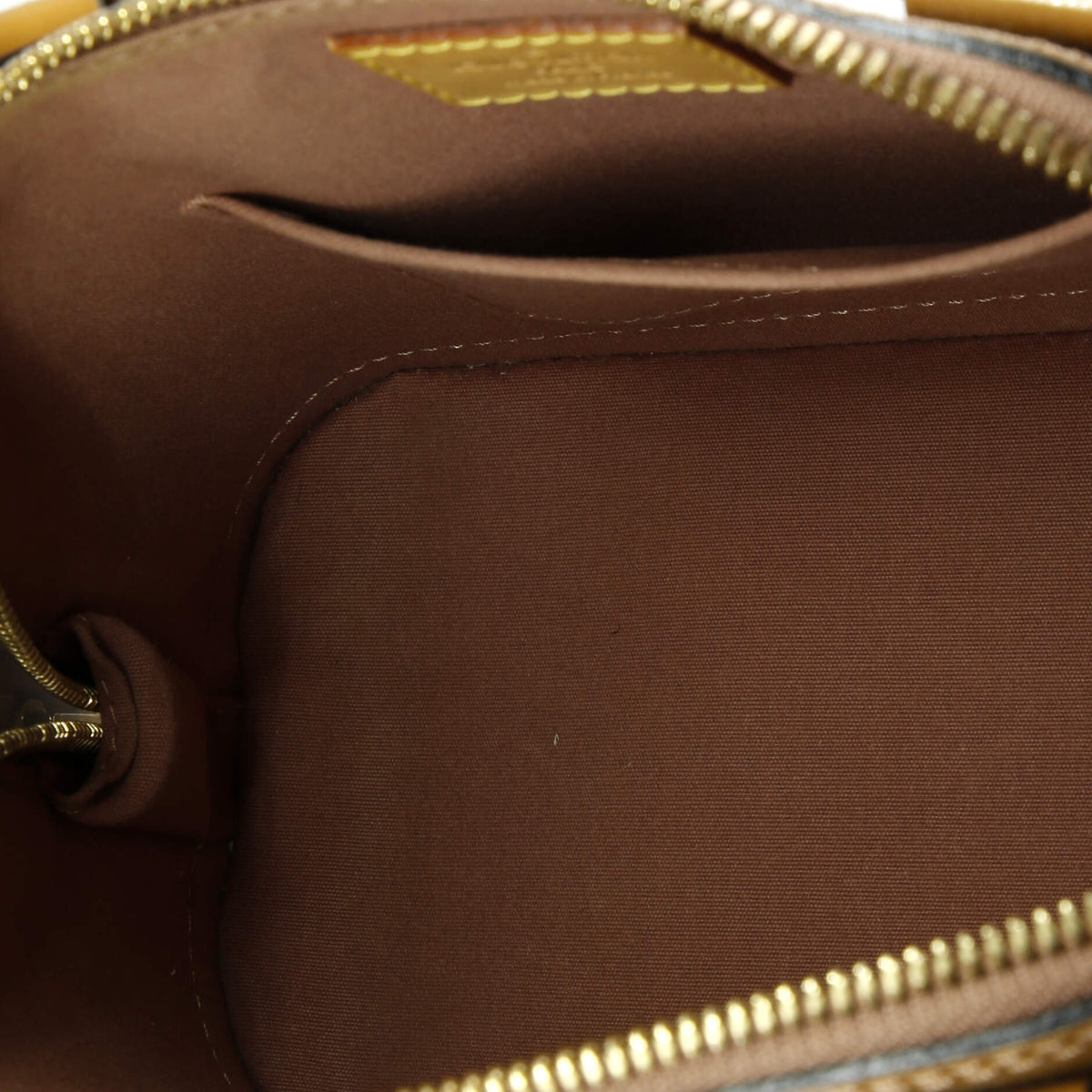 Alma Handbag Monogram Vernis BB