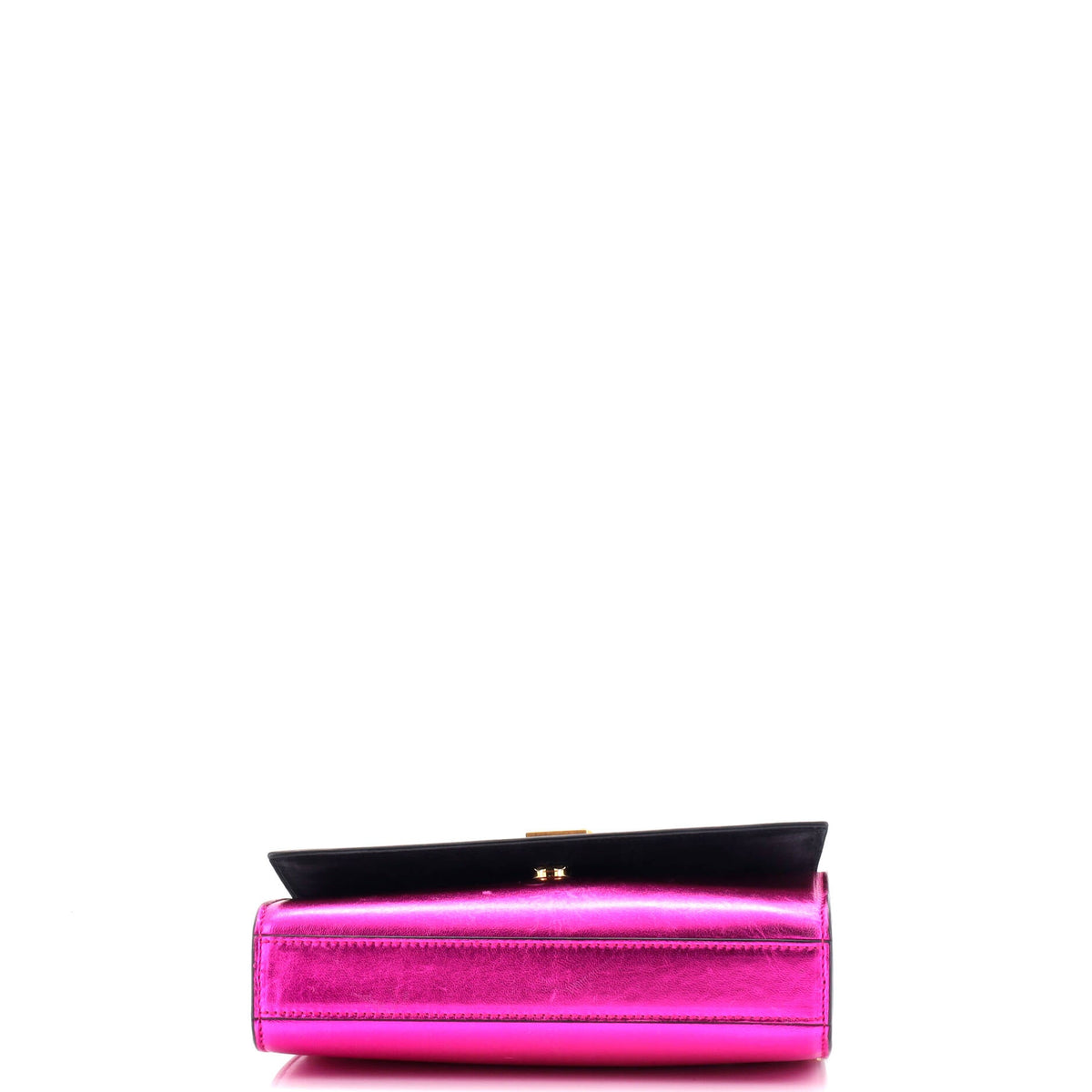 Classic Monogram Crossbody Bag Metallic Leather Medium