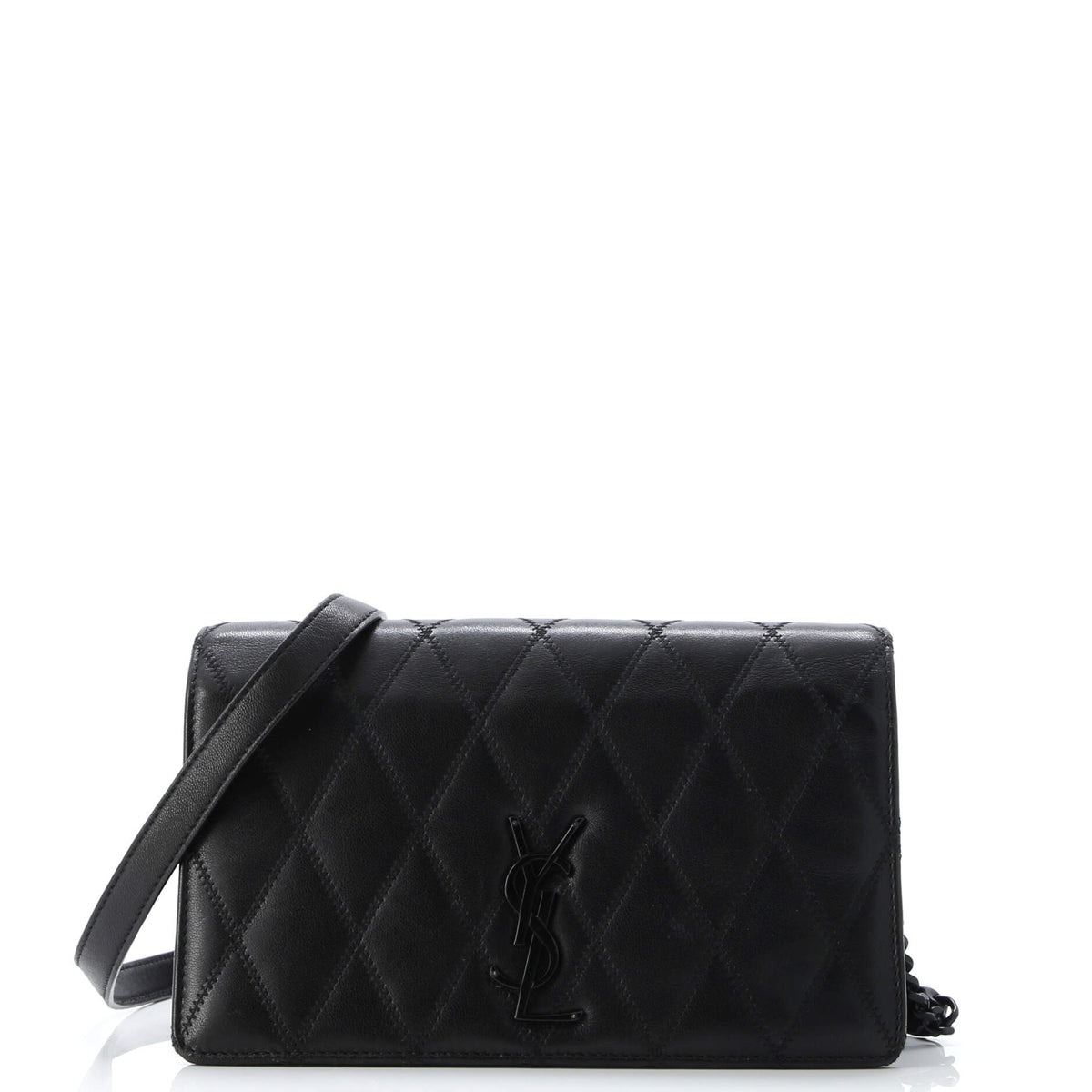 Angie Chain Shoulder Bag Quilted Leather Small
