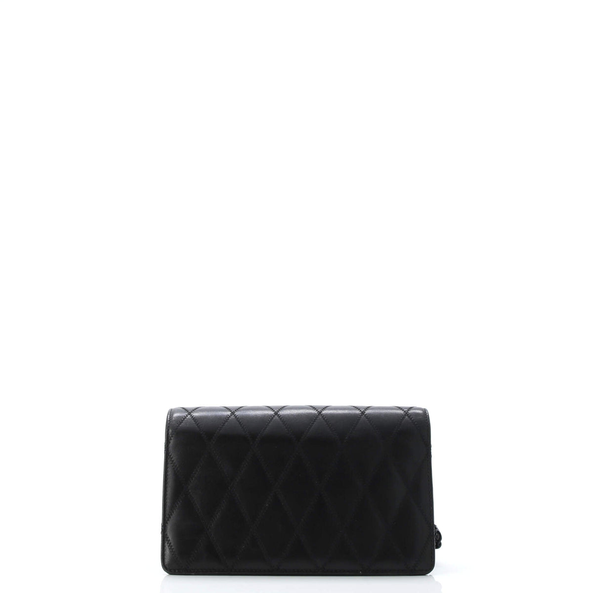 Angie Chain Shoulder Bag Quilted Leather Small