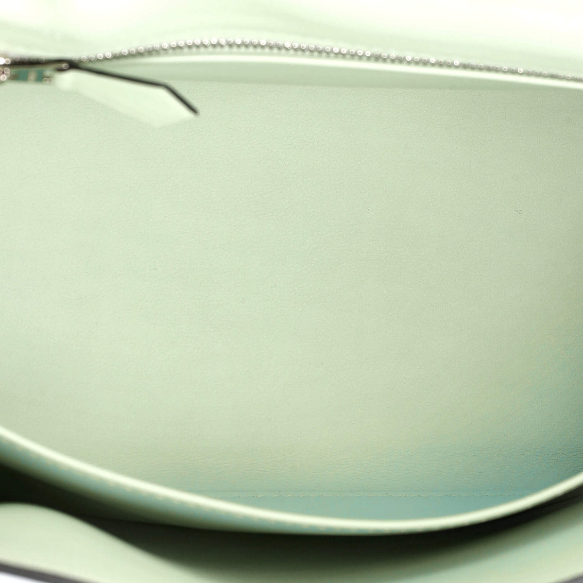 Kelly Handbag Vert Fizz Swift with Palladium Hardware 25