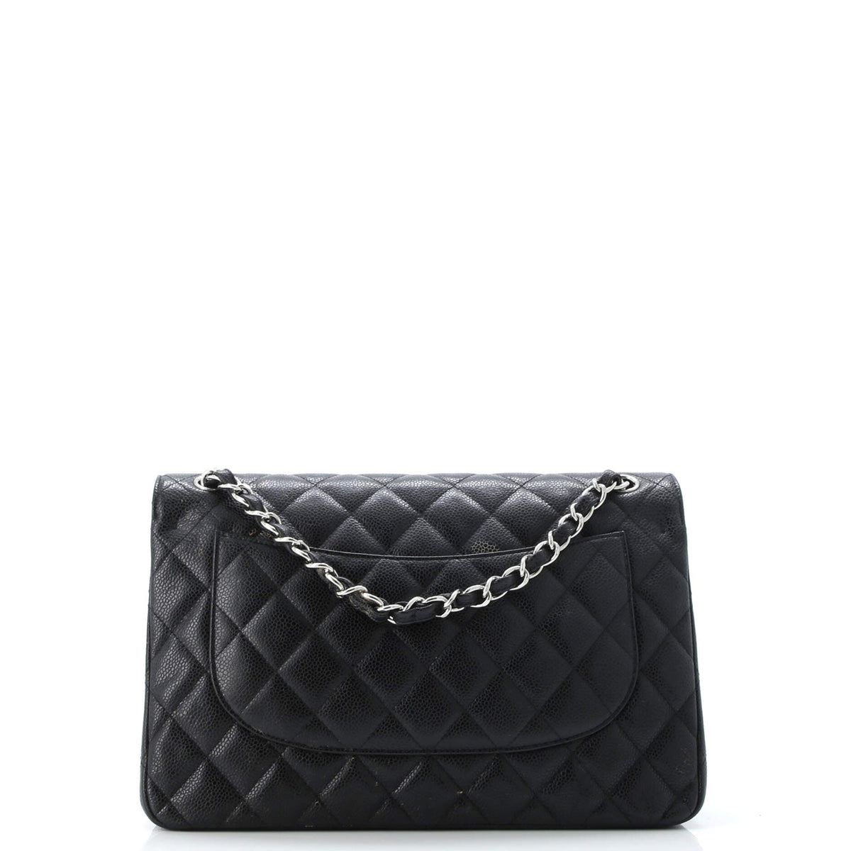 Classic Double Flap Bag Quilted Caviar Jumbo
