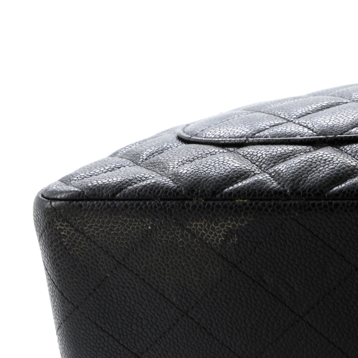 Classic Double Flap Bag Quilted Caviar Jumbo