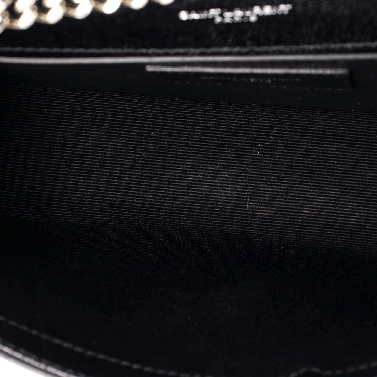 Classic Monogram Tassel Crossbody Bag Grainy Leather Small