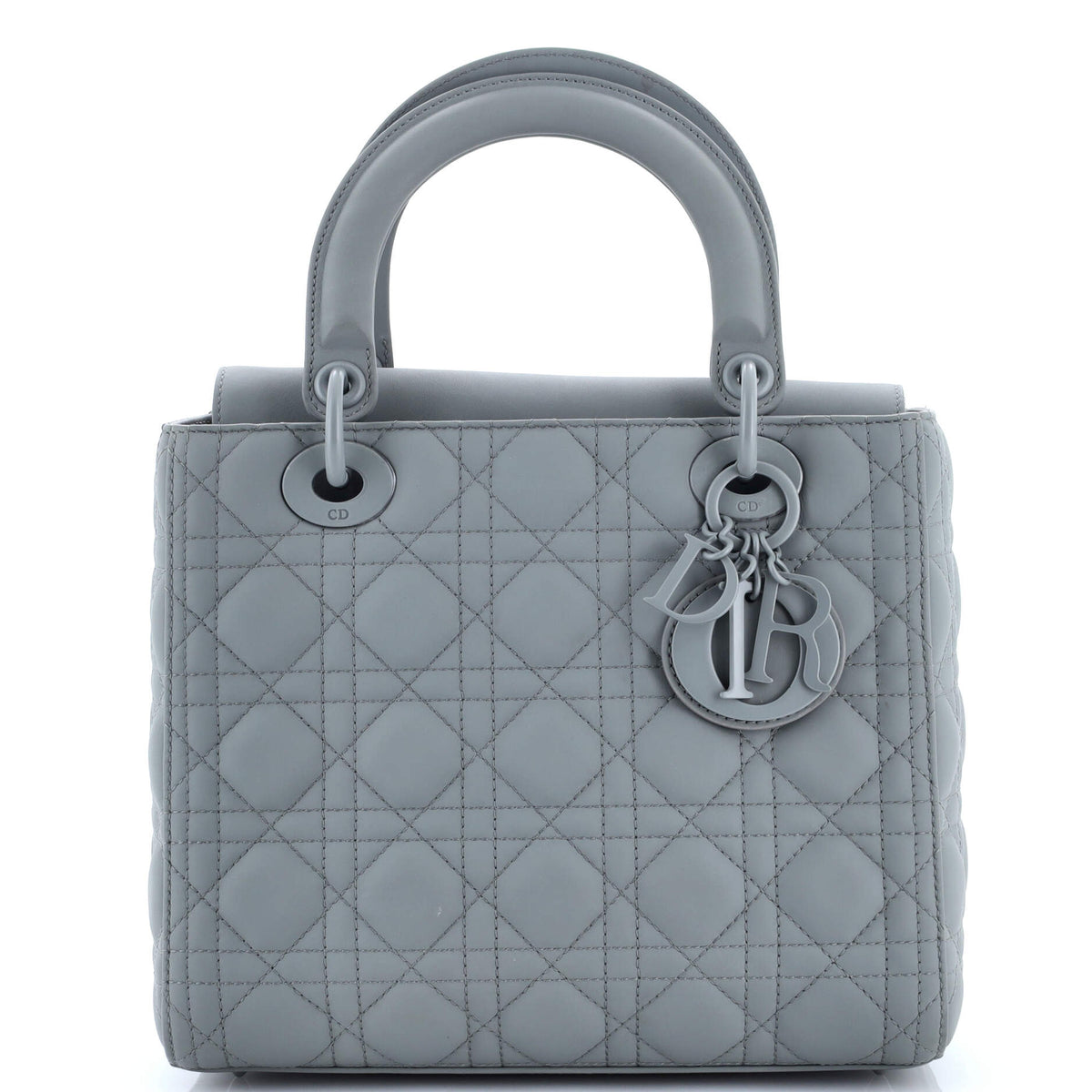 Ultra Matte Lady Dior Bag Cannage Quilt Calfskin Medium