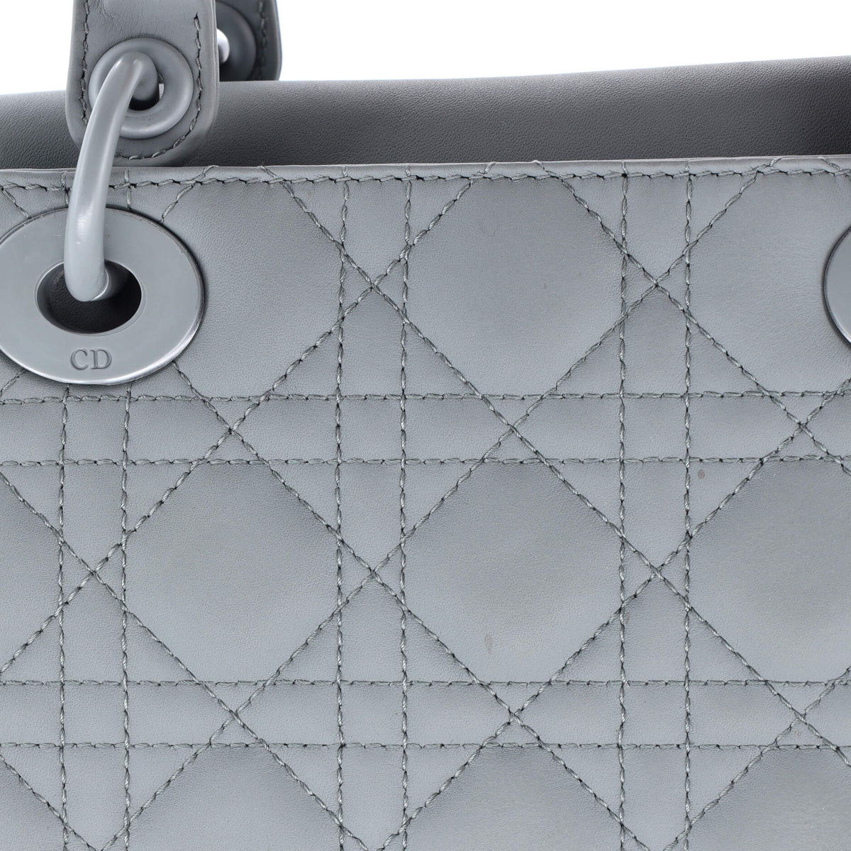 Ultra Matte Lady Dior Bag Cannage Quilt Calfskin Medium