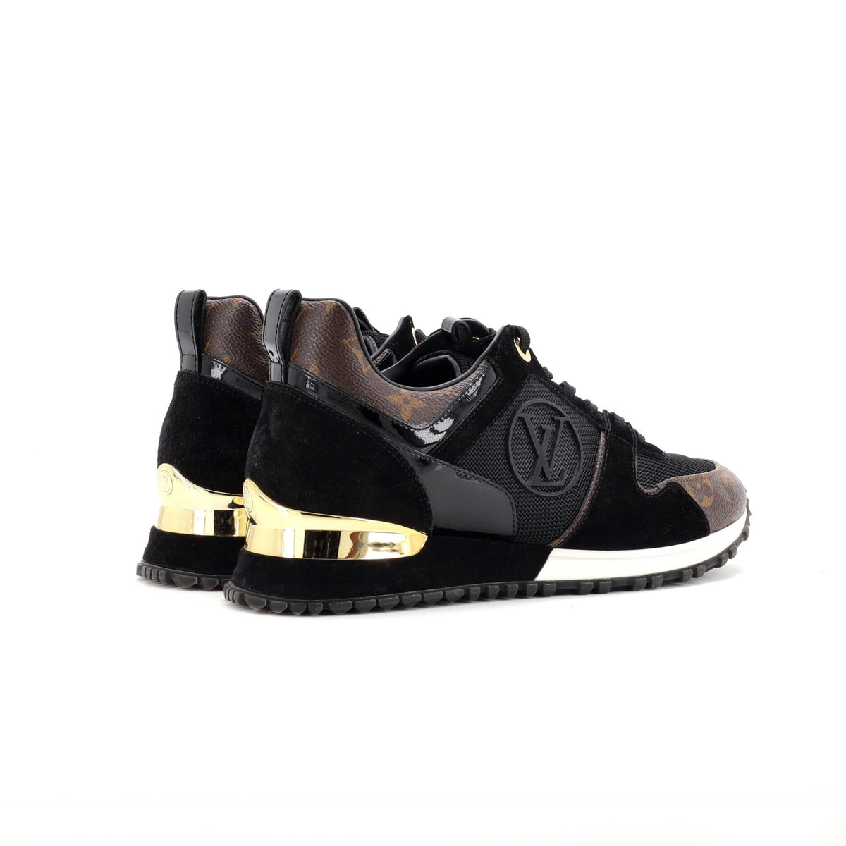 Women's Run Away Sneakers Mesh with Monogram Canvas and Suede