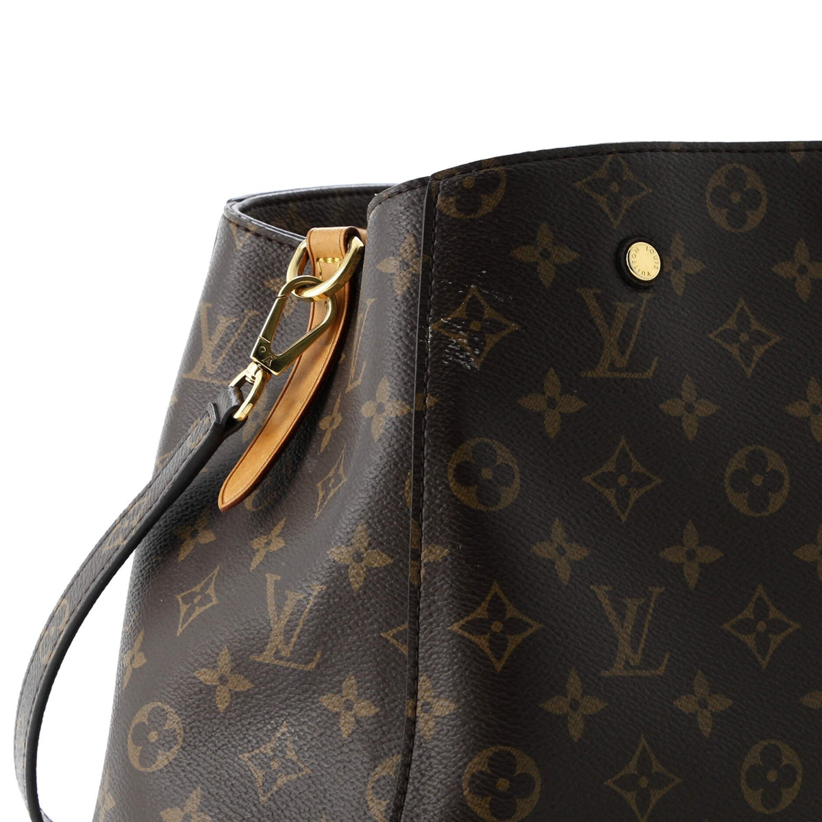 Montaigne Handbag Monogram Canvas MM