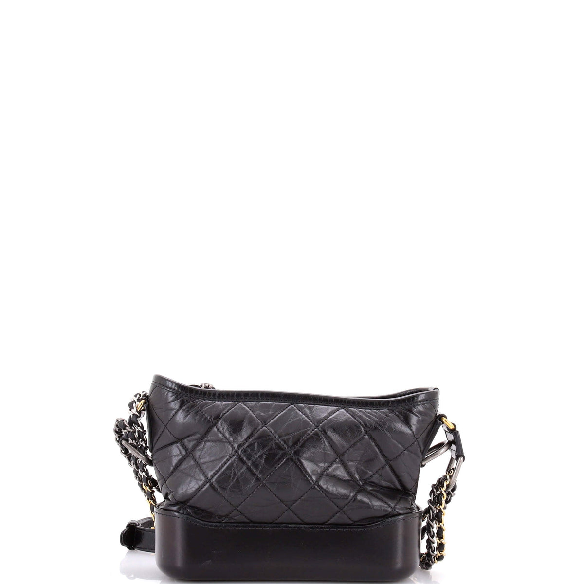 Gabrielle Hobo Embellished Quilted Aged Calfskin Small